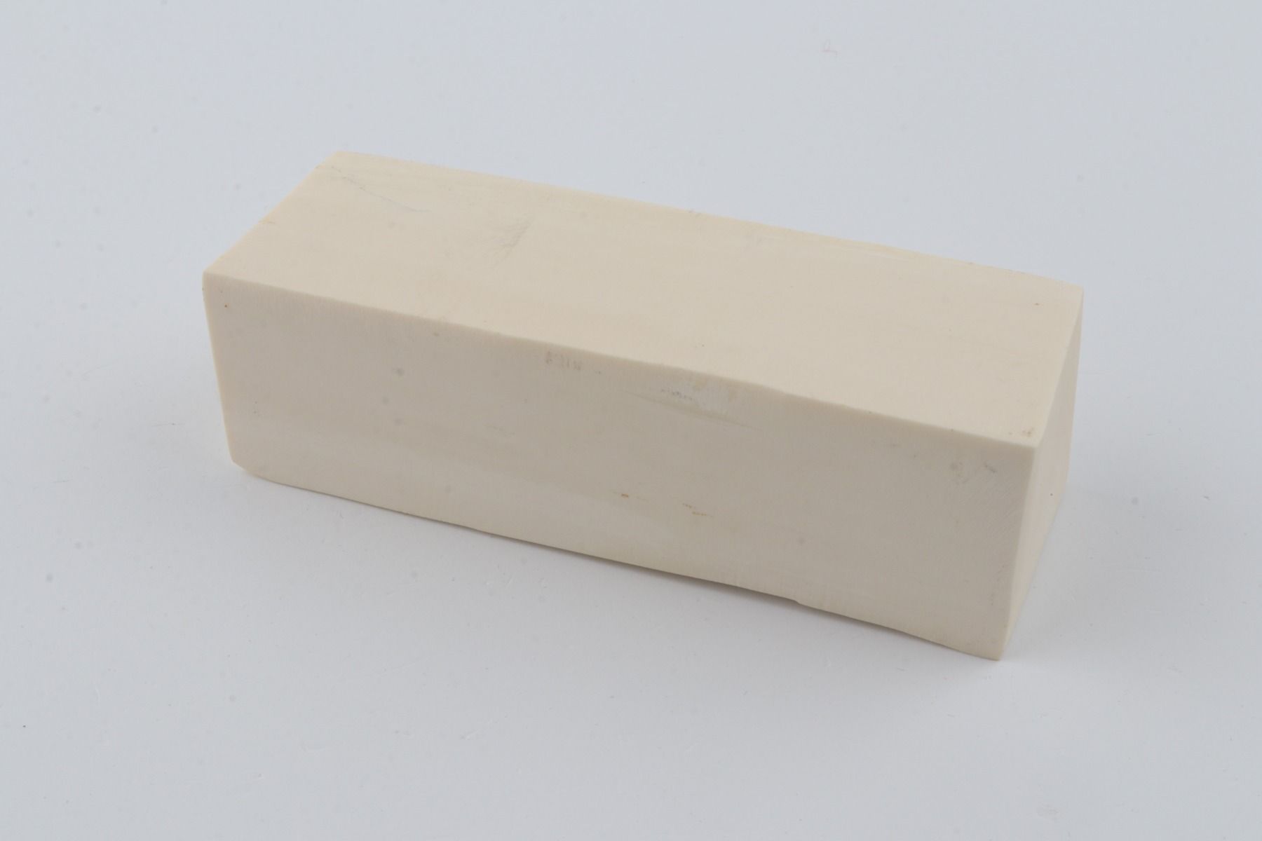 White mammoth ivory segment