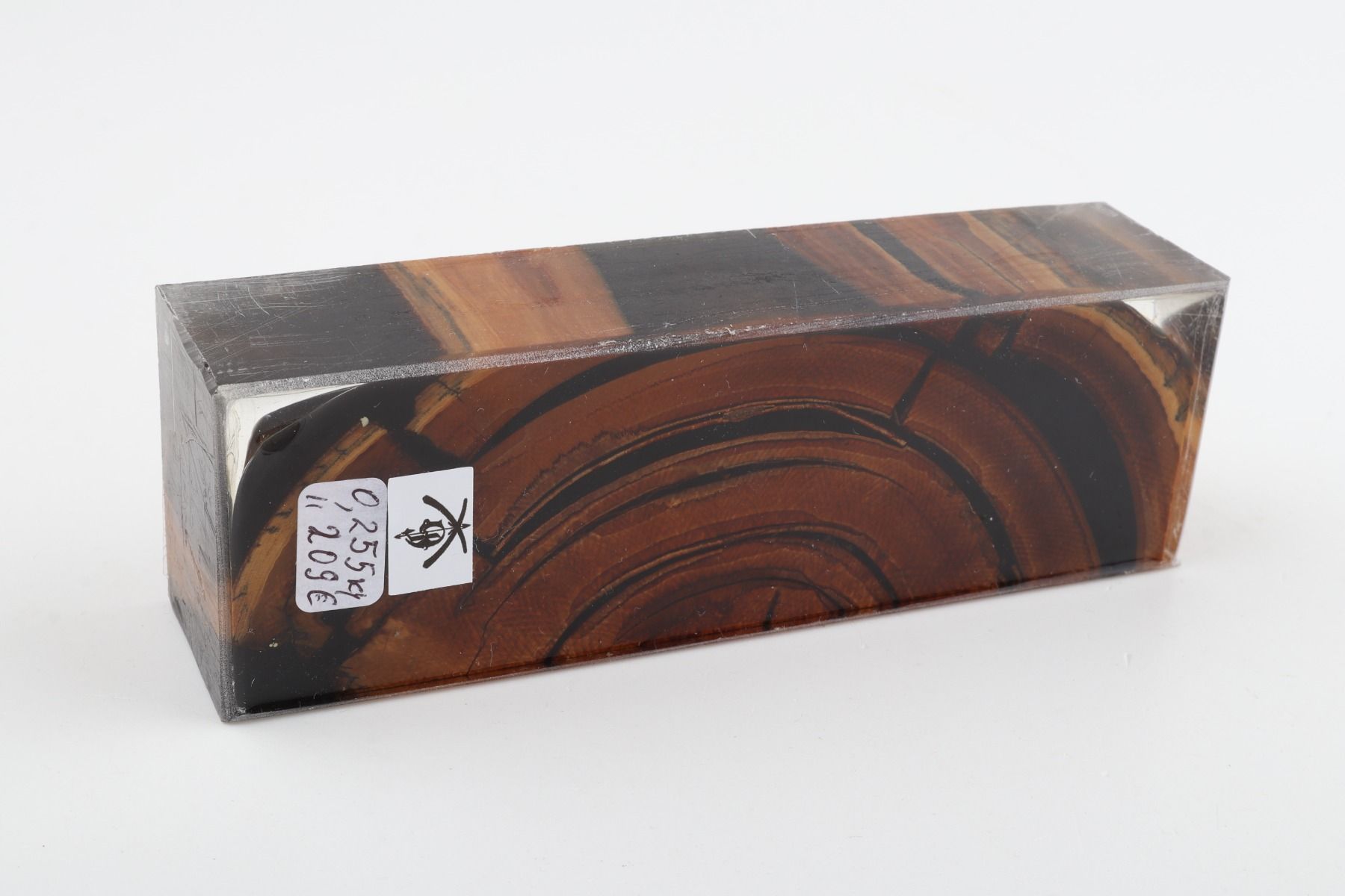 Stabilised mammoth ivory block
