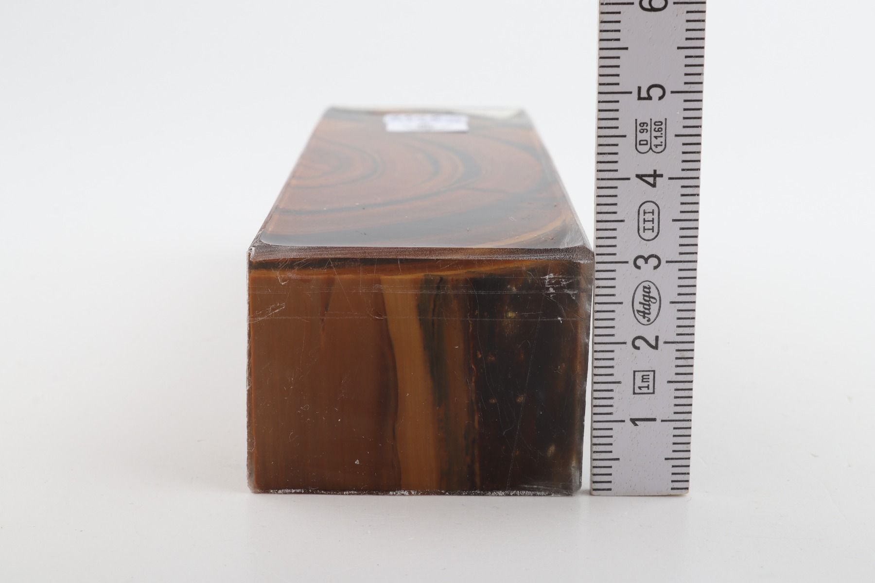 Stabilised mammoth ivory block