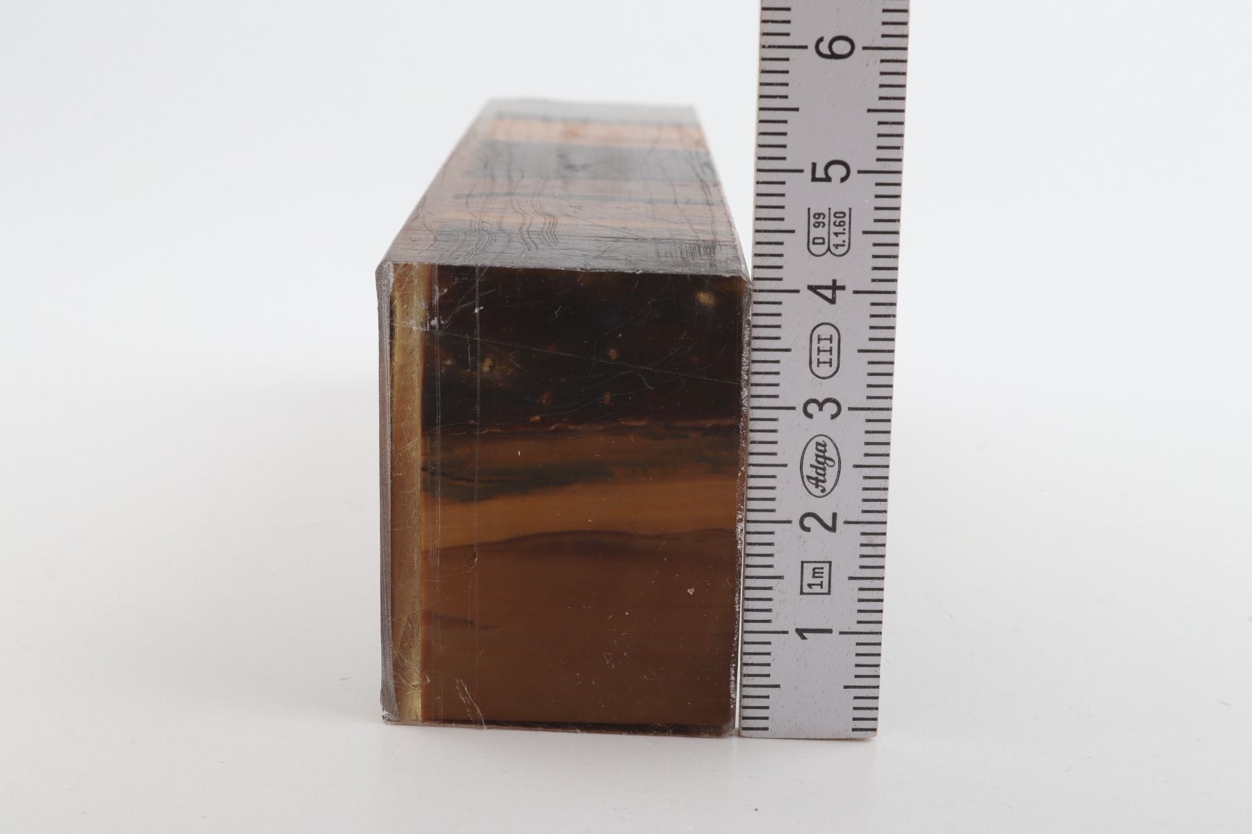 Stabilised mammoth ivory block