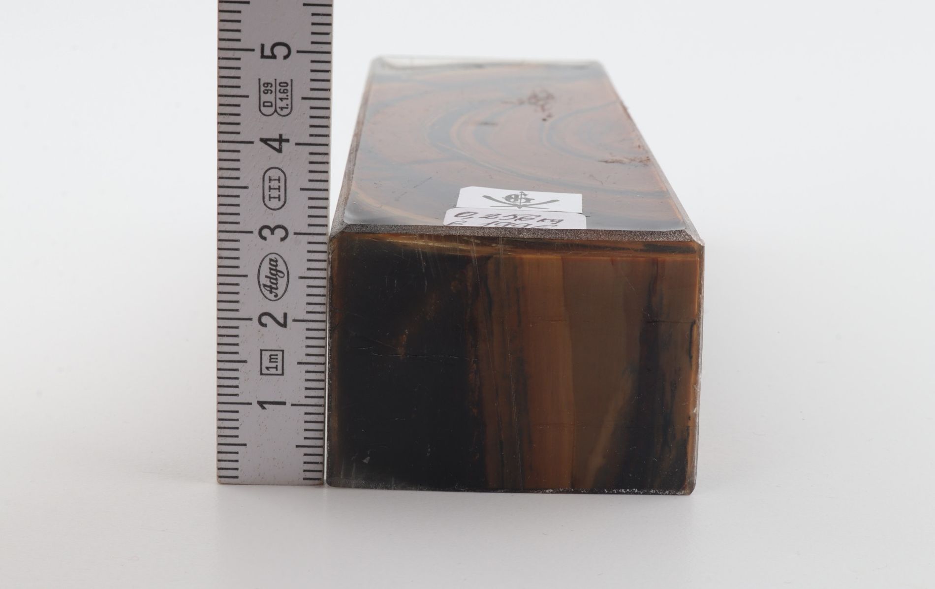 Stabilised mammoth ivory block