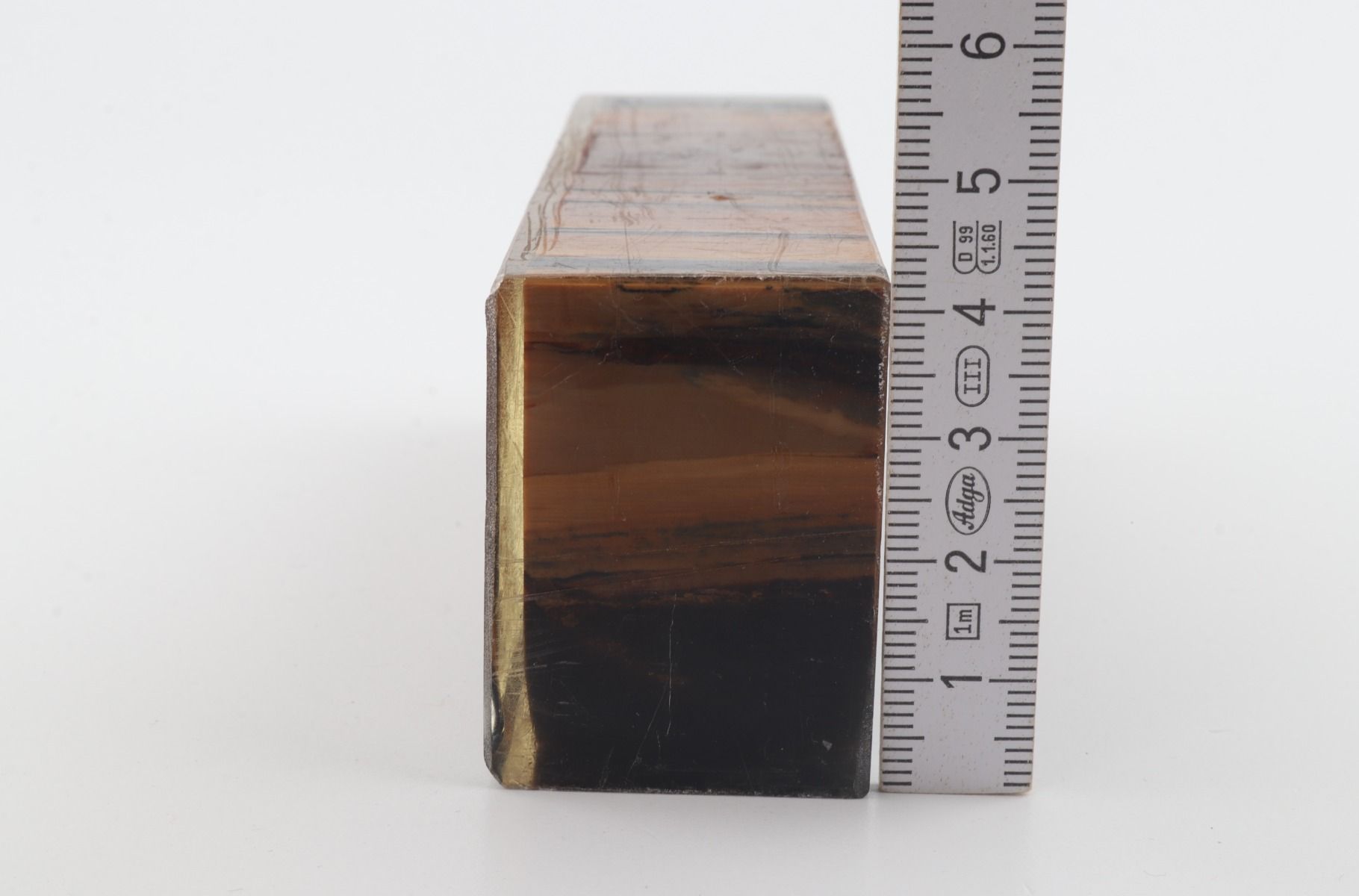 Stabilised mammoth ivory block