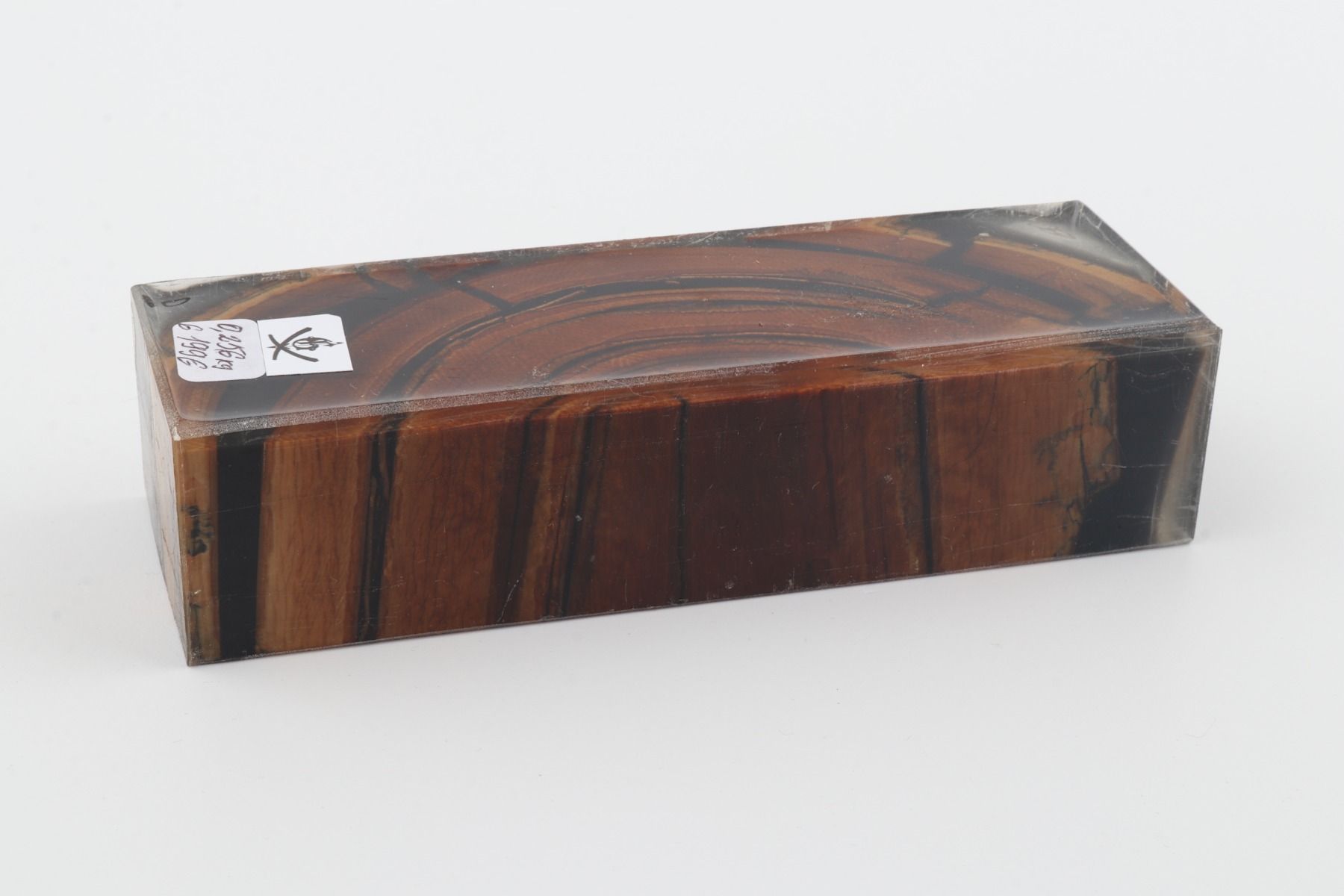Stabilised mammoth ivory block