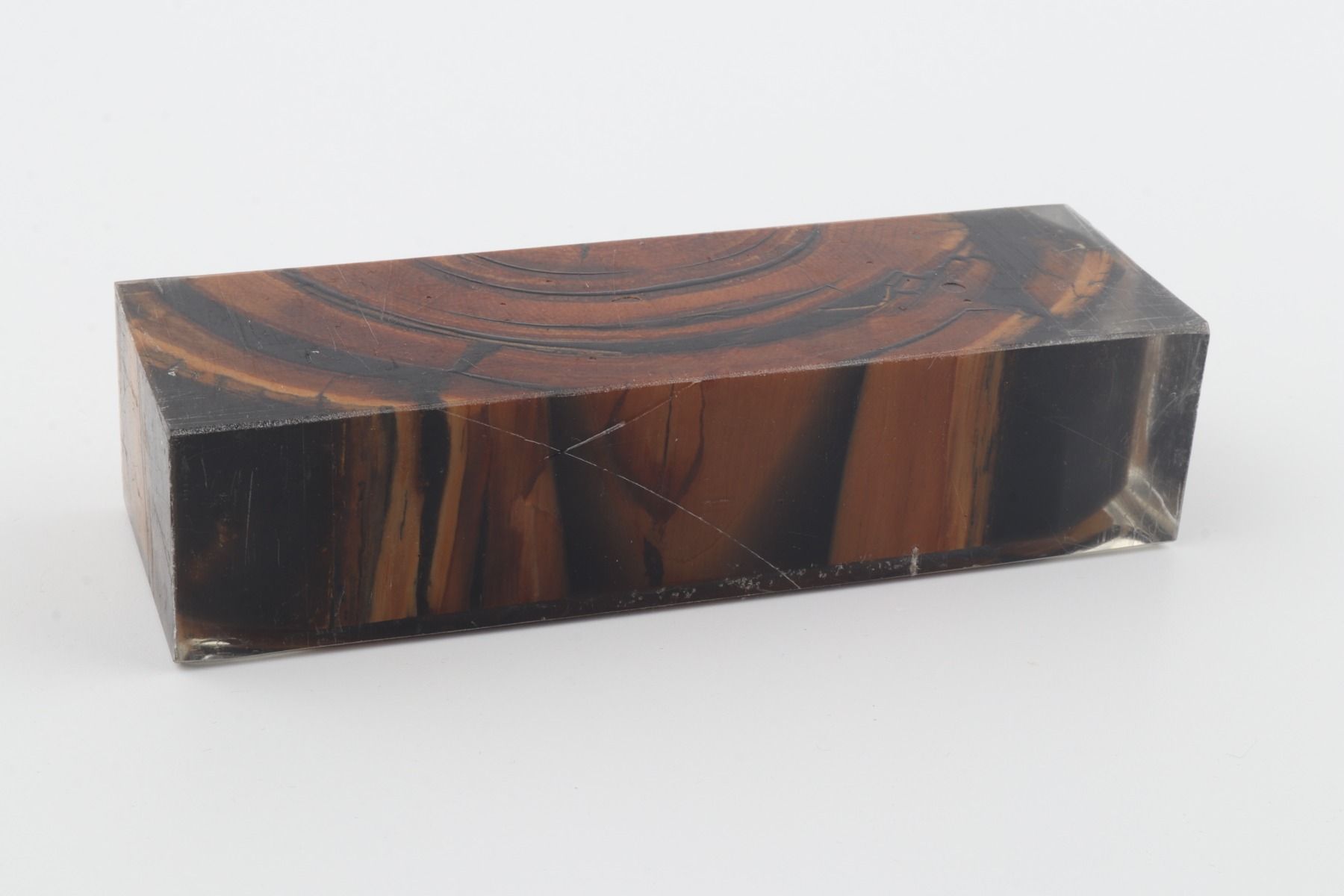 Stabilised mammoth ivory block