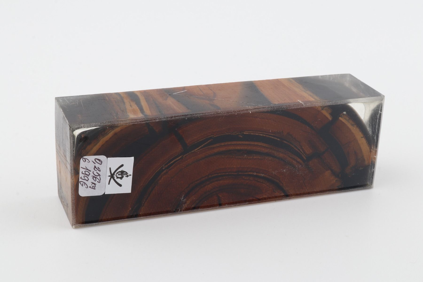 Stabilised mammoth ivory block