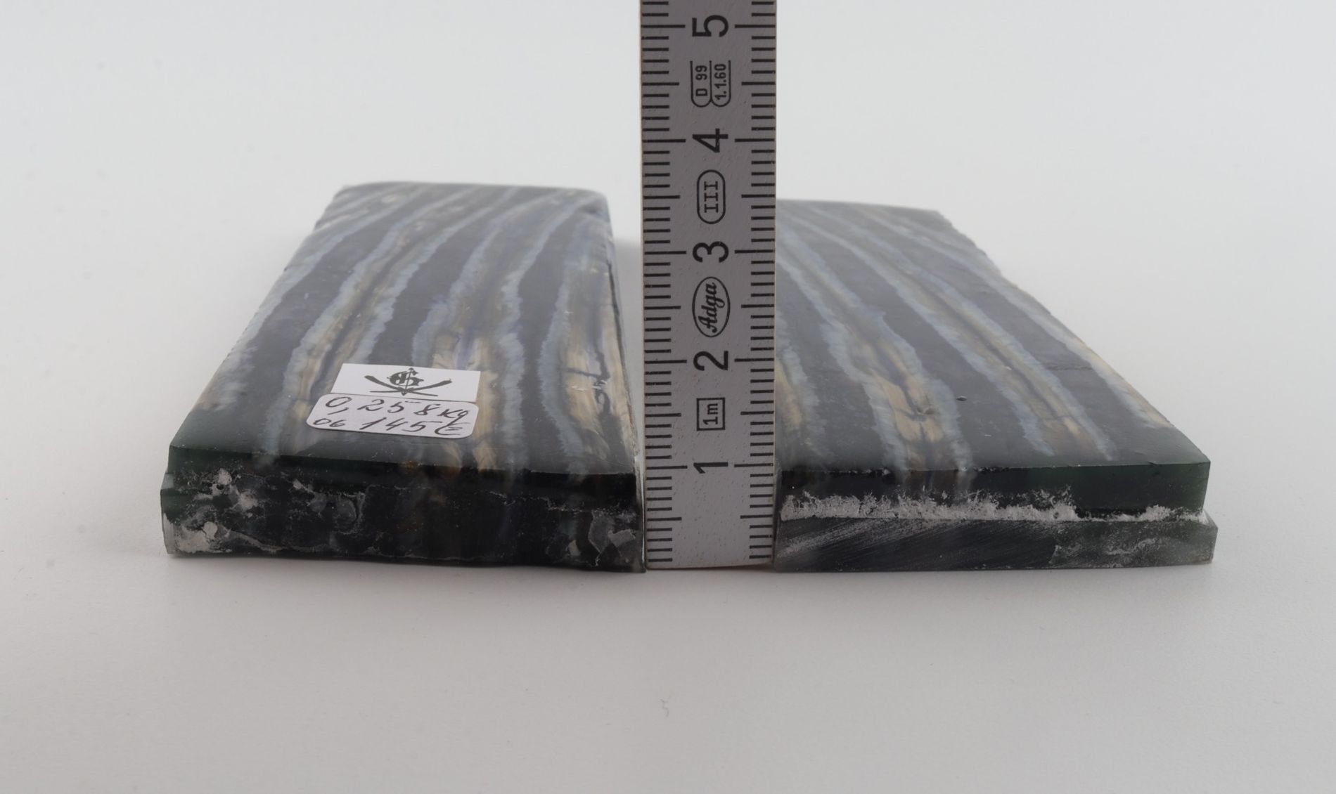 Stabilized mammoth molar scales
