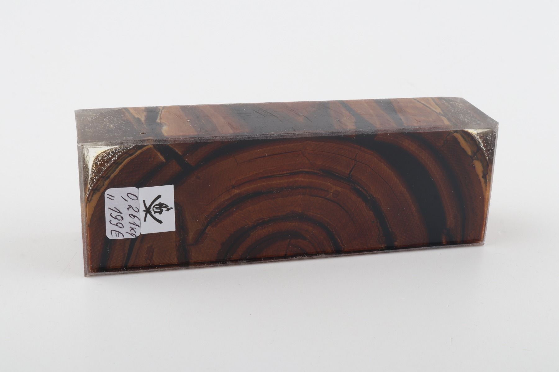 Stabilized mammoth ivory block