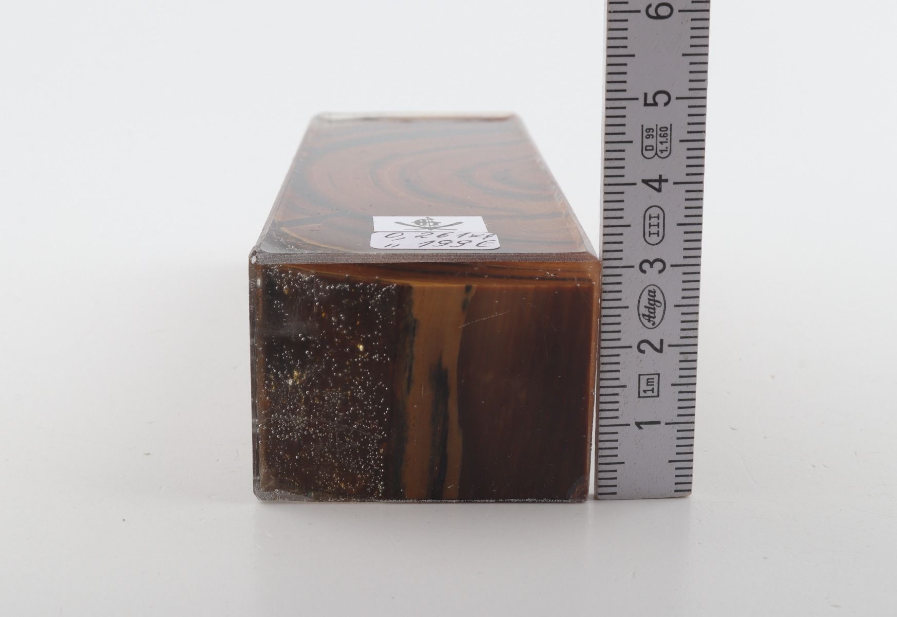 Stabilized mammoth ivory block