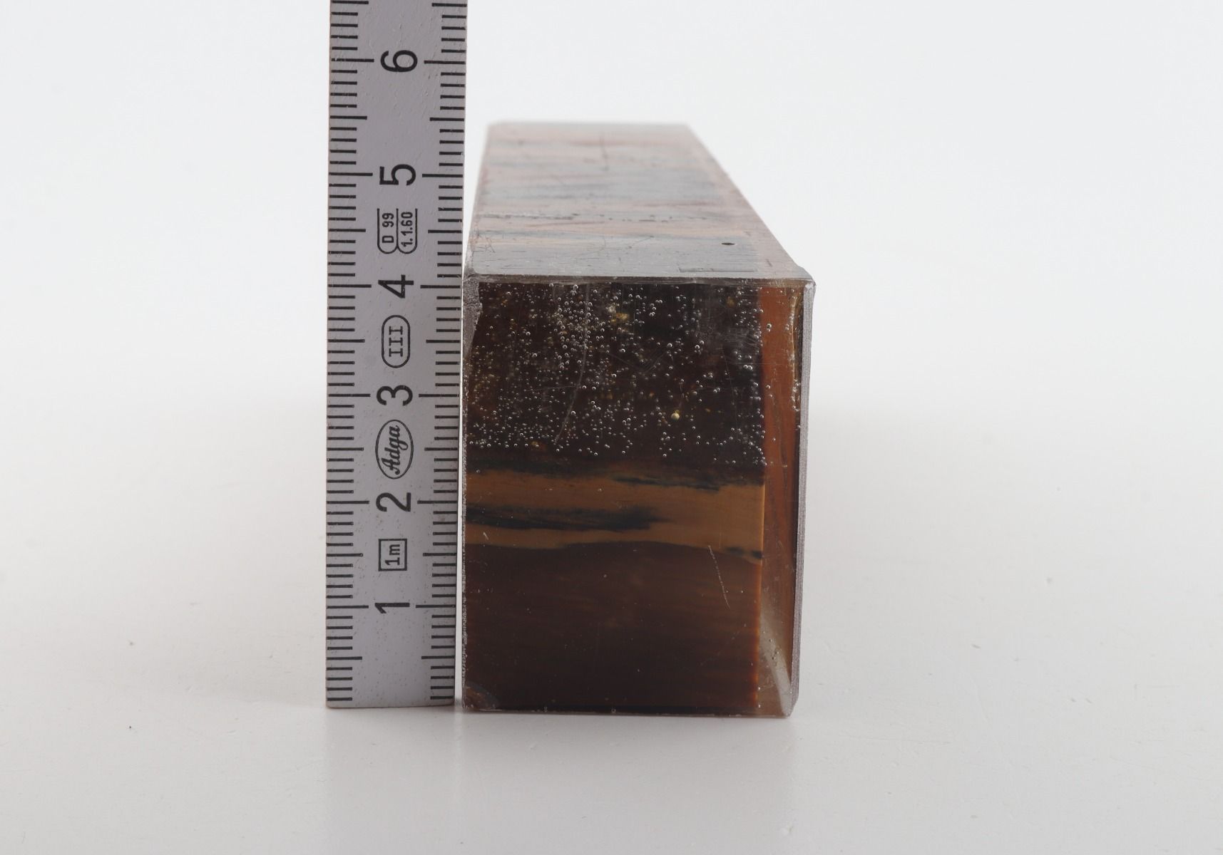 Stabilized mammoth ivory block