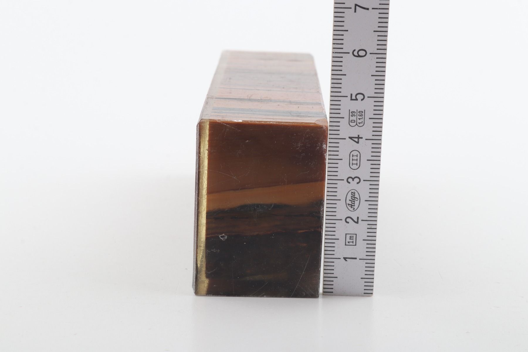 Stabilised mammoth ivory block