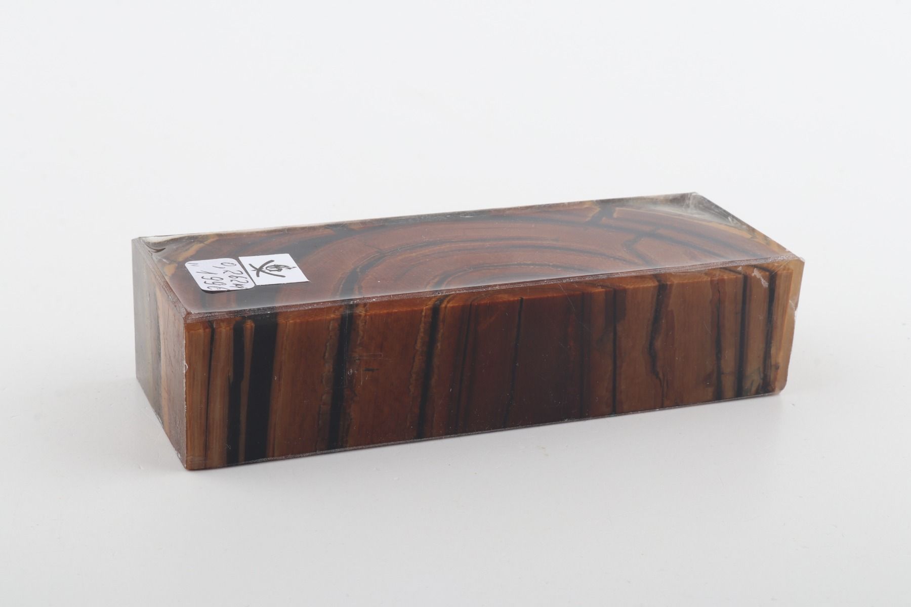 Stabilised mammoth ivory block