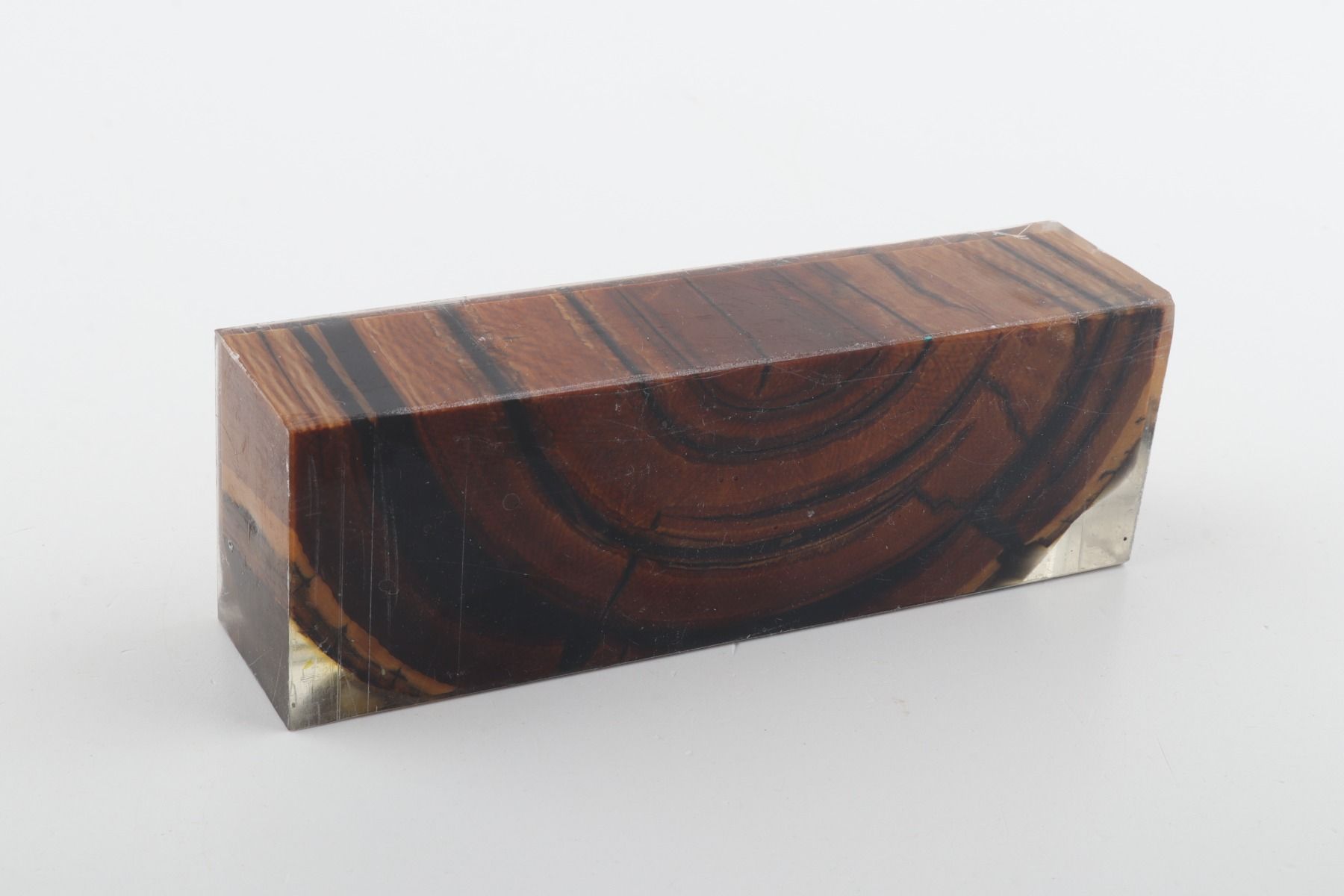 Stabilised mammoth ivory block