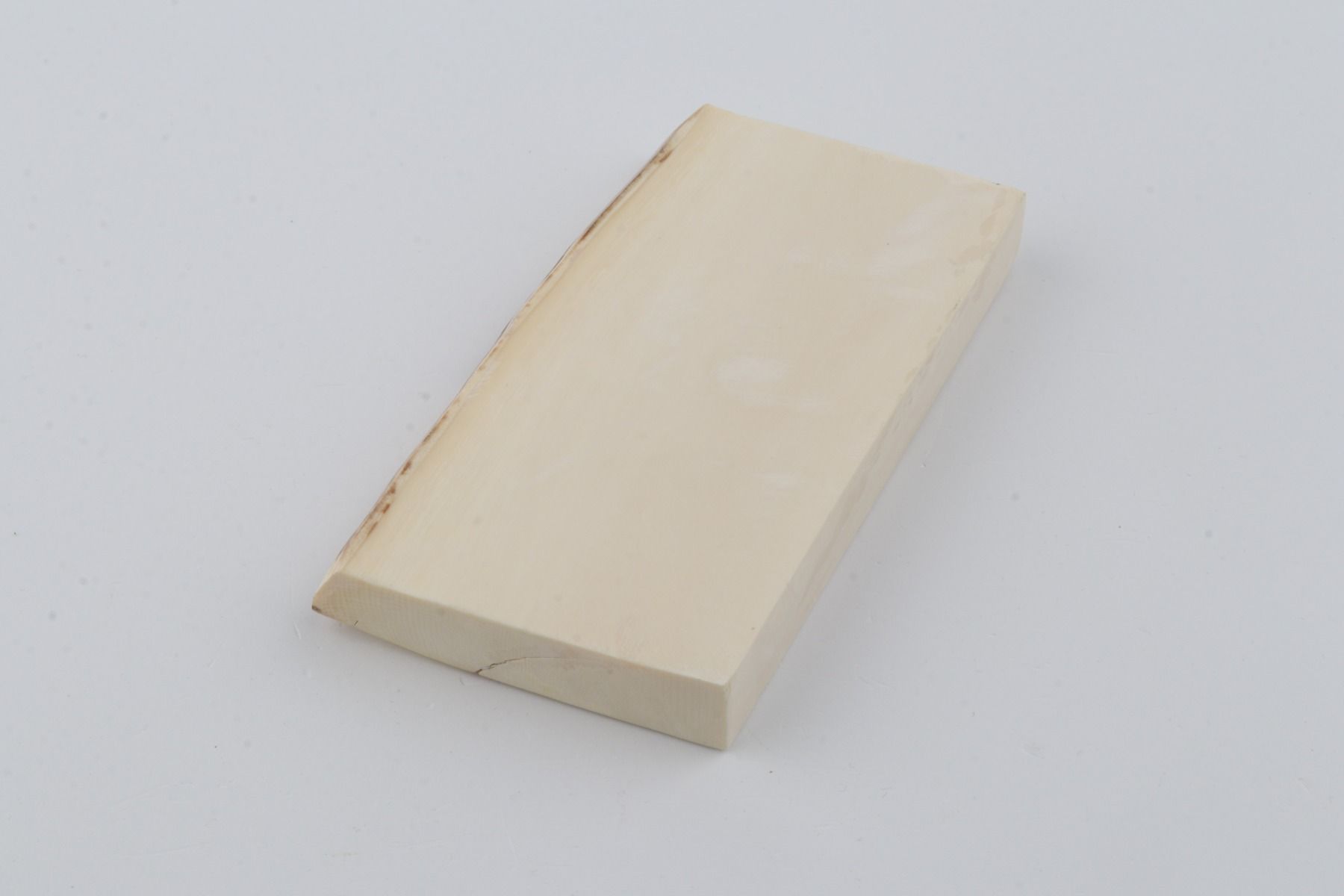 White mammoth ivory segment