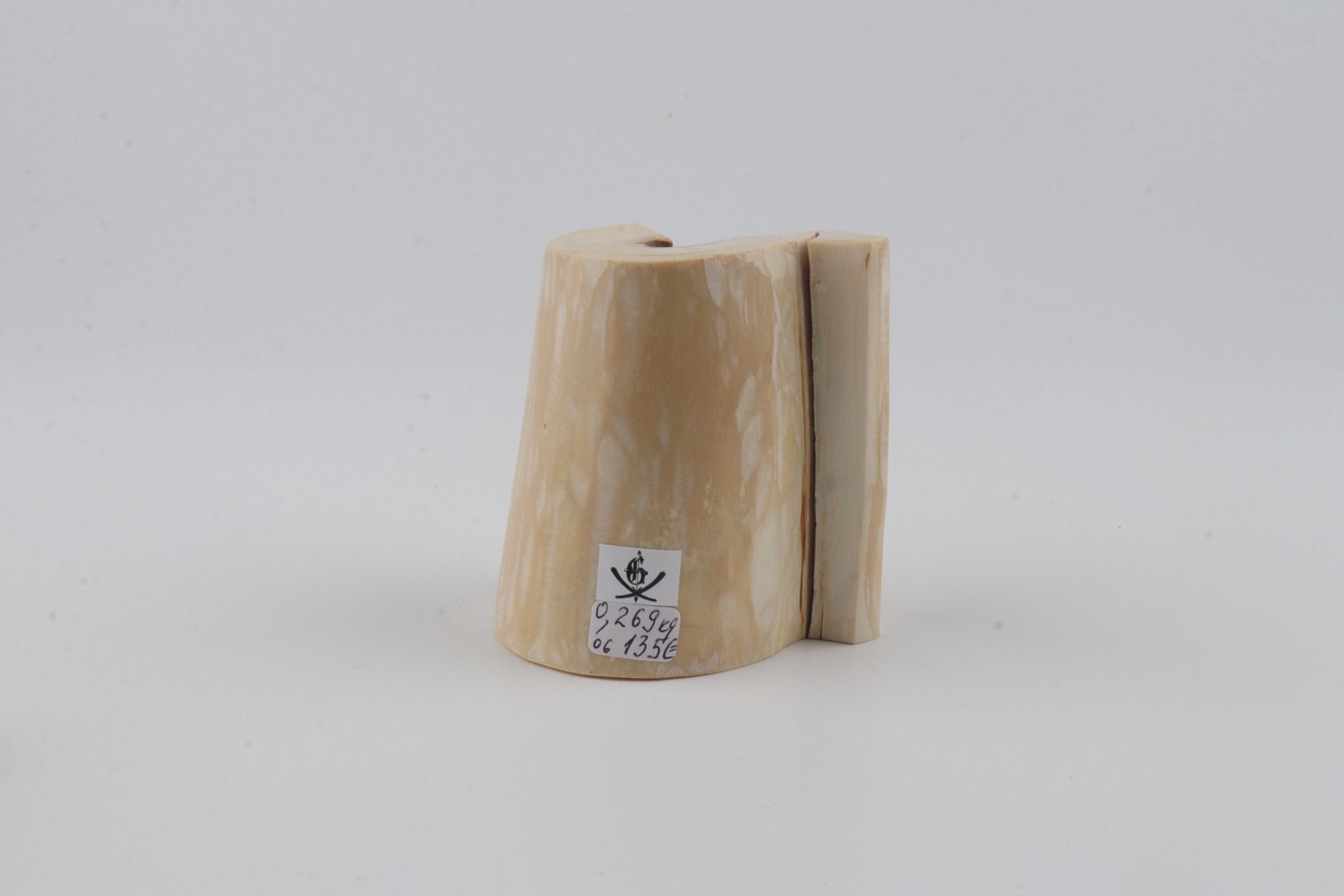 Natural mammoth ivory piece