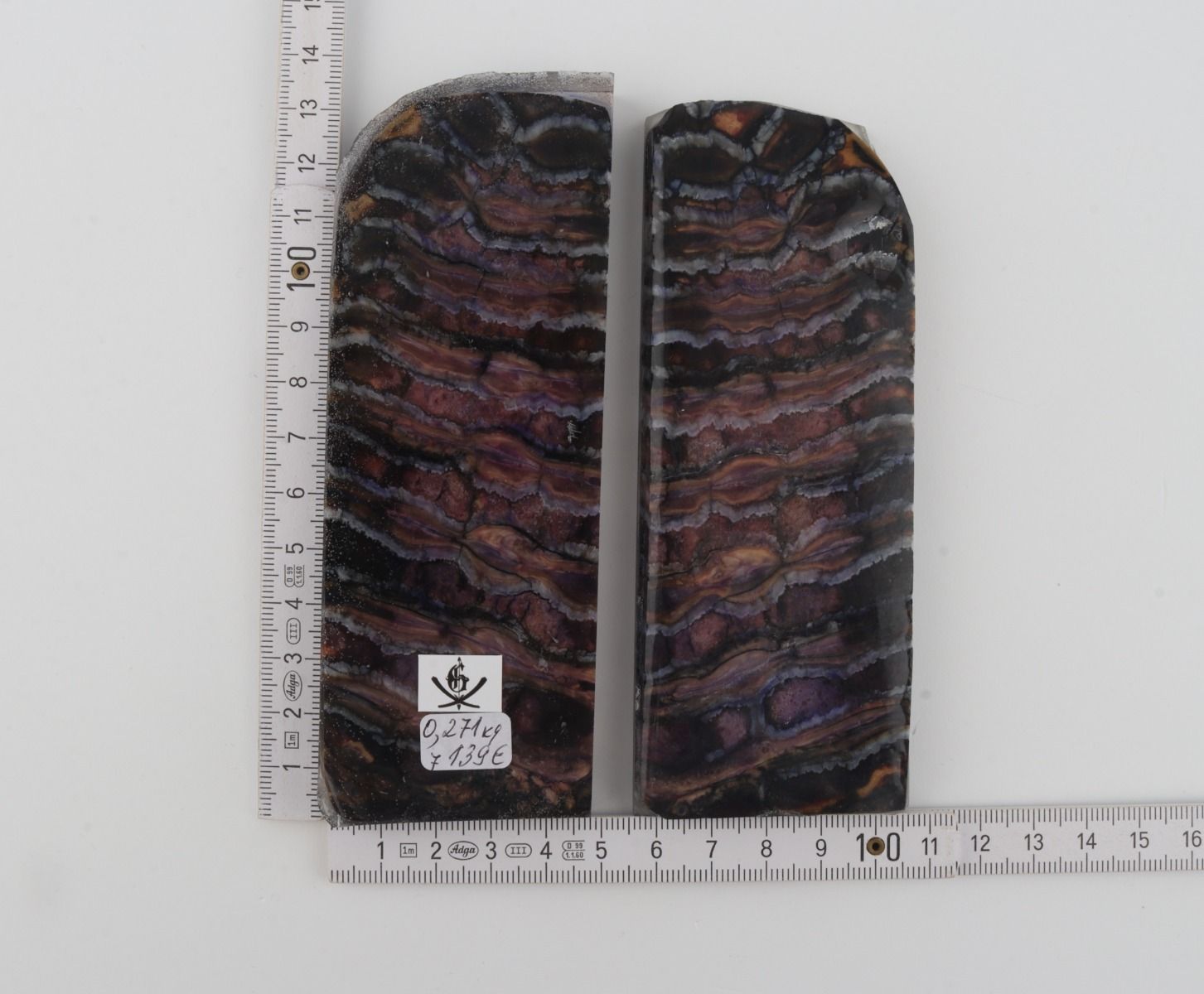 Stabilised mammoth molar scales