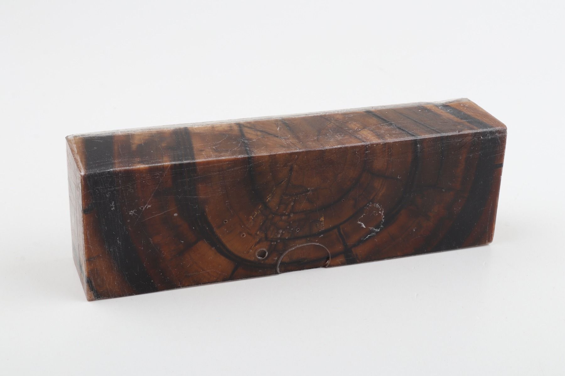 Stabilised mammoth ivory block