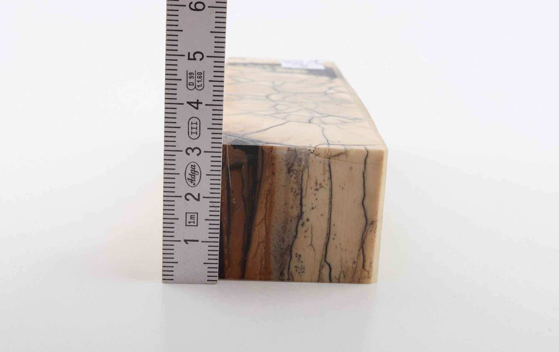 Stabilized mammoth ivory block