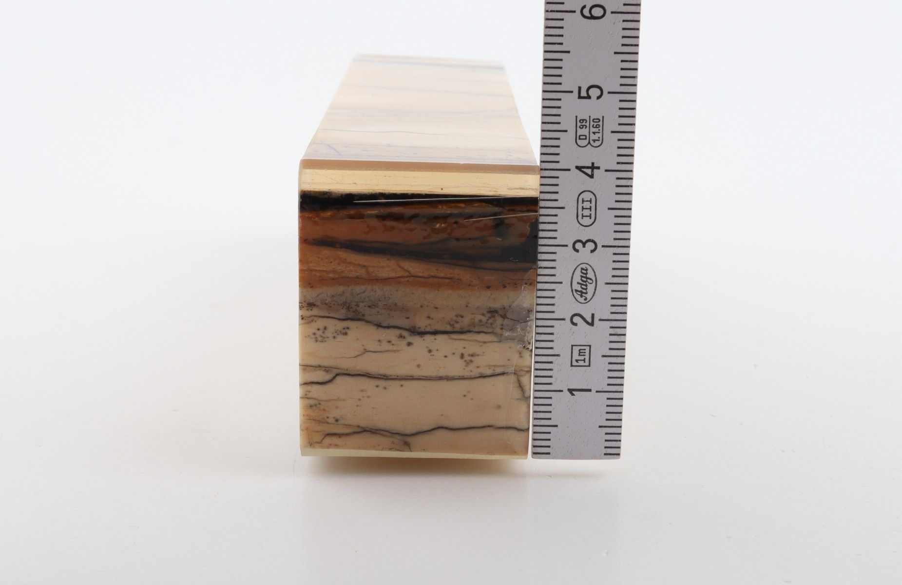 Stabilized mammoth ivory block