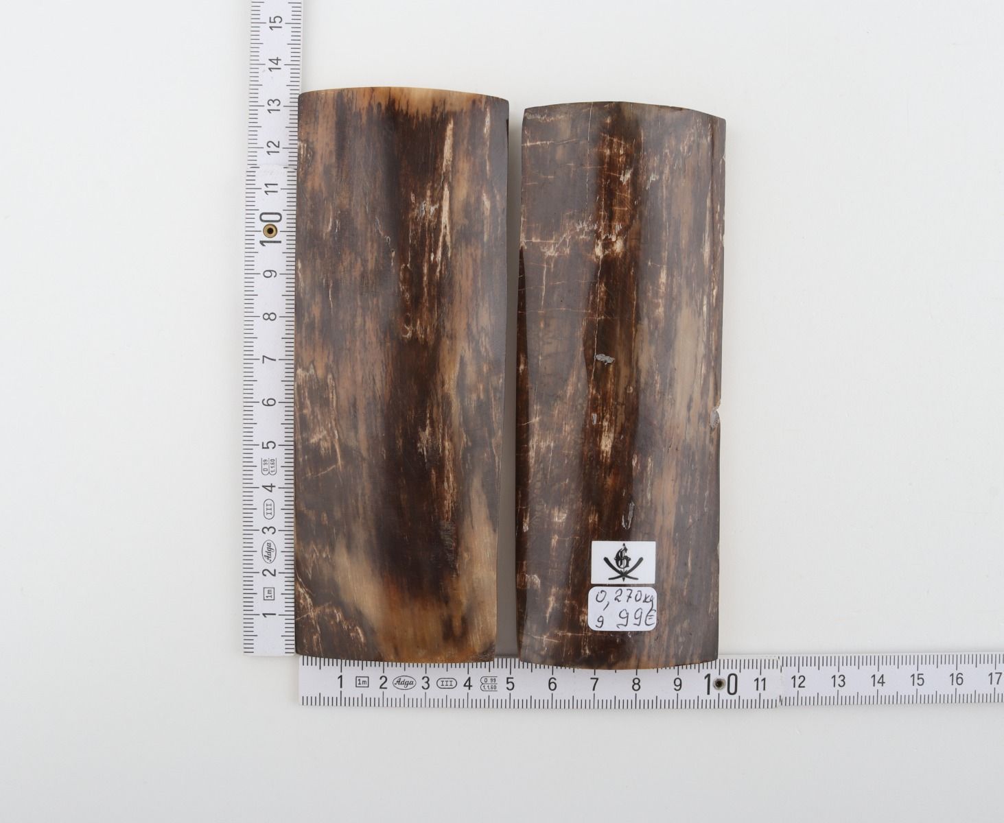 Natural mammoth bark scales