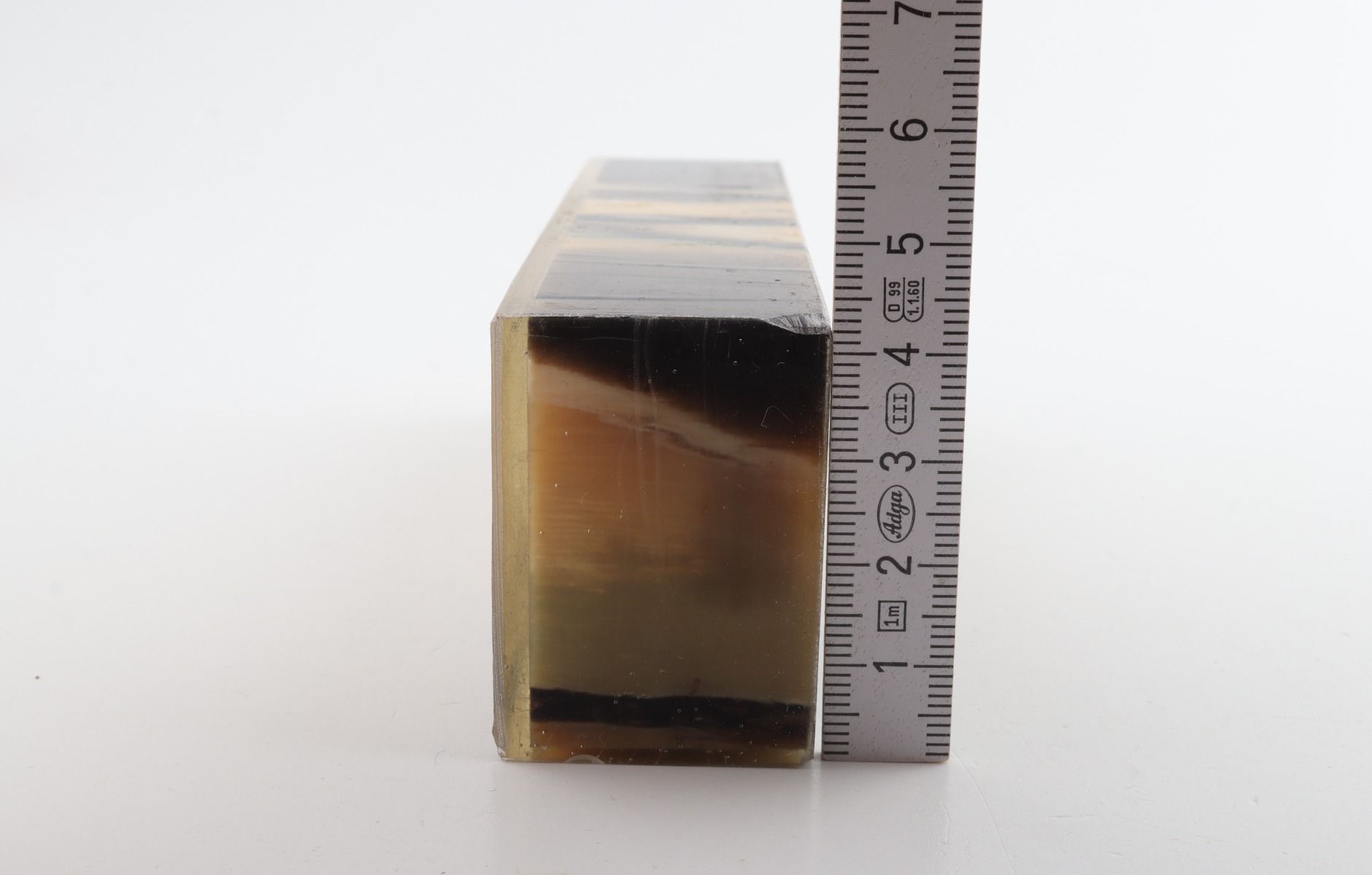 Stabilised mammoth ivory block