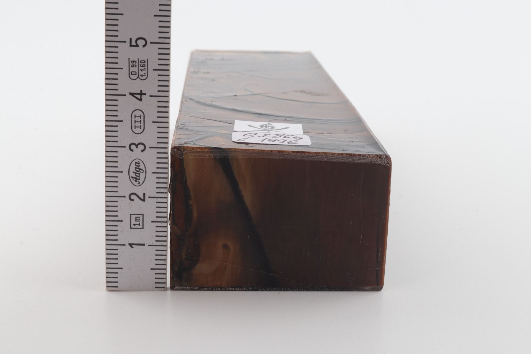 Stabilized mammoth ivory block