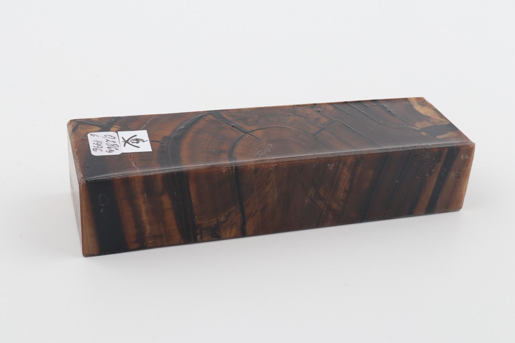 Stabilized mammoth ivory block