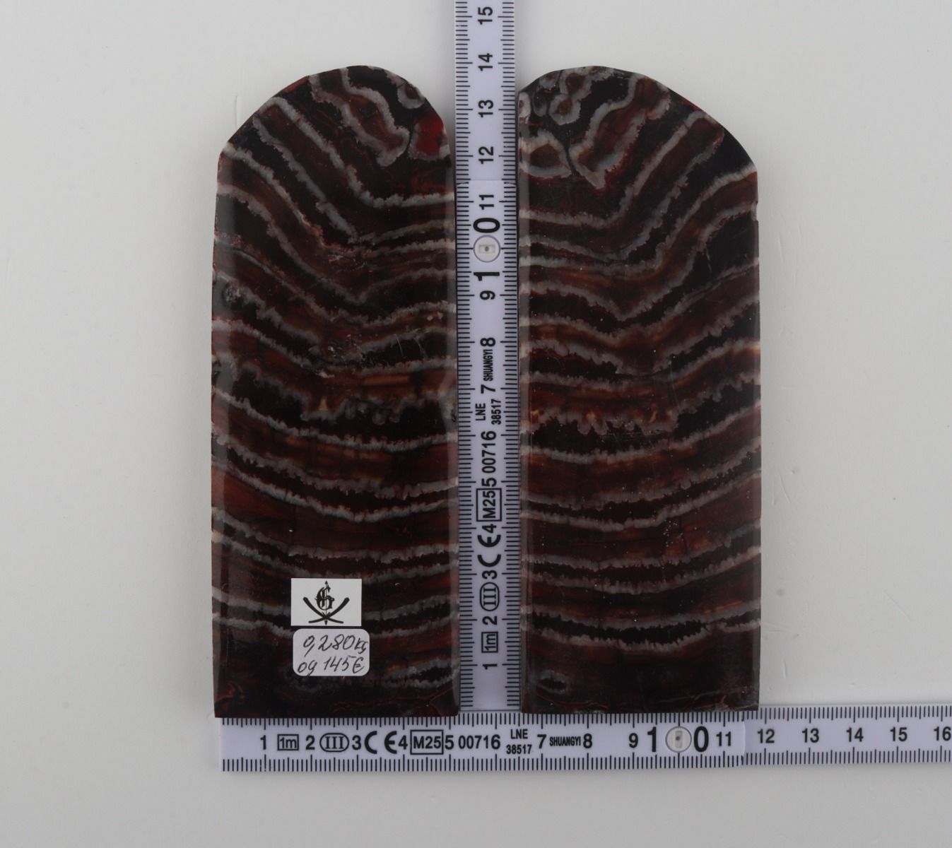 Stabilised mammoth molar scales