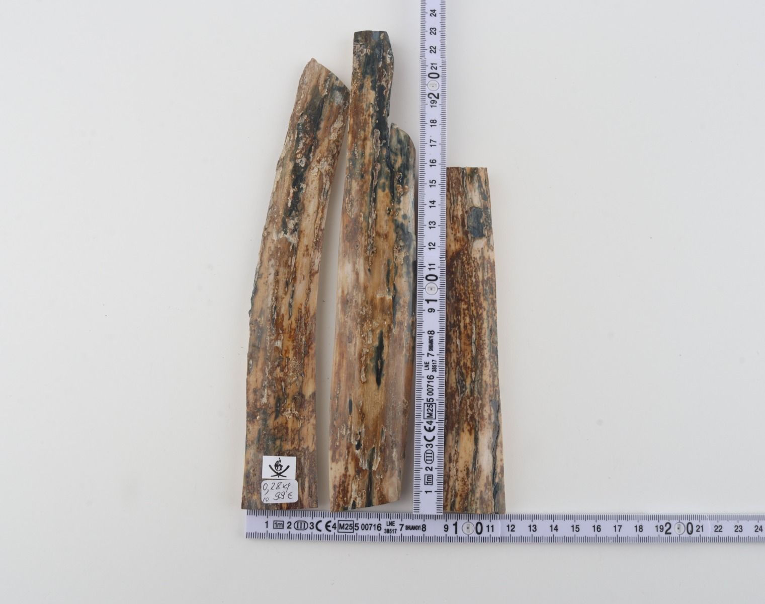 Beige mammoth bark pieces