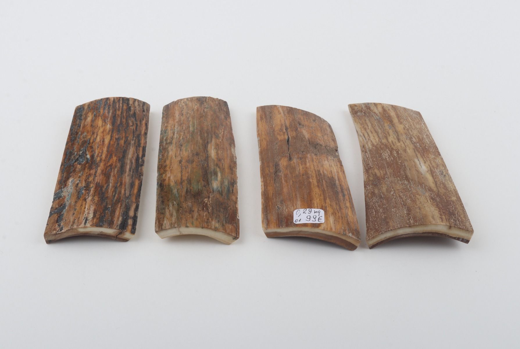 Natural mammoth bark pieces