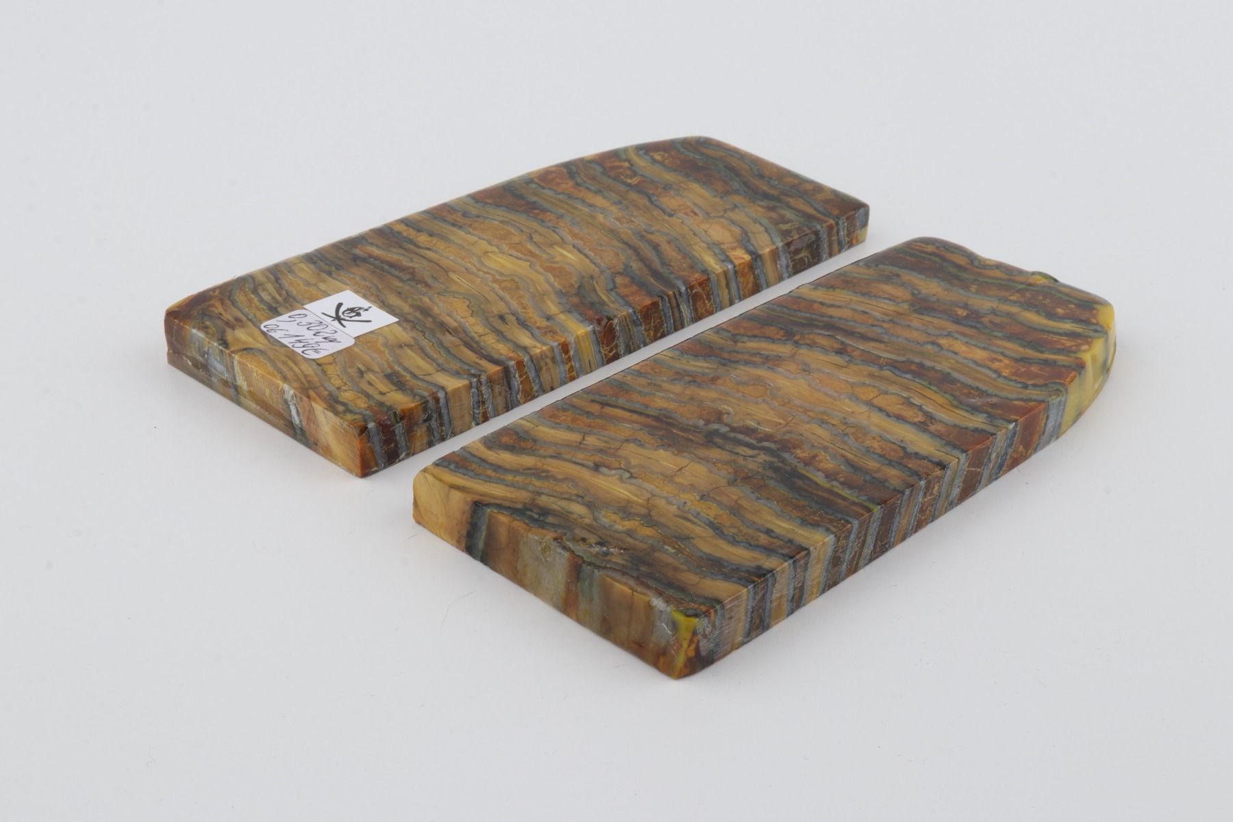 Stabilised mammoth ivory scales