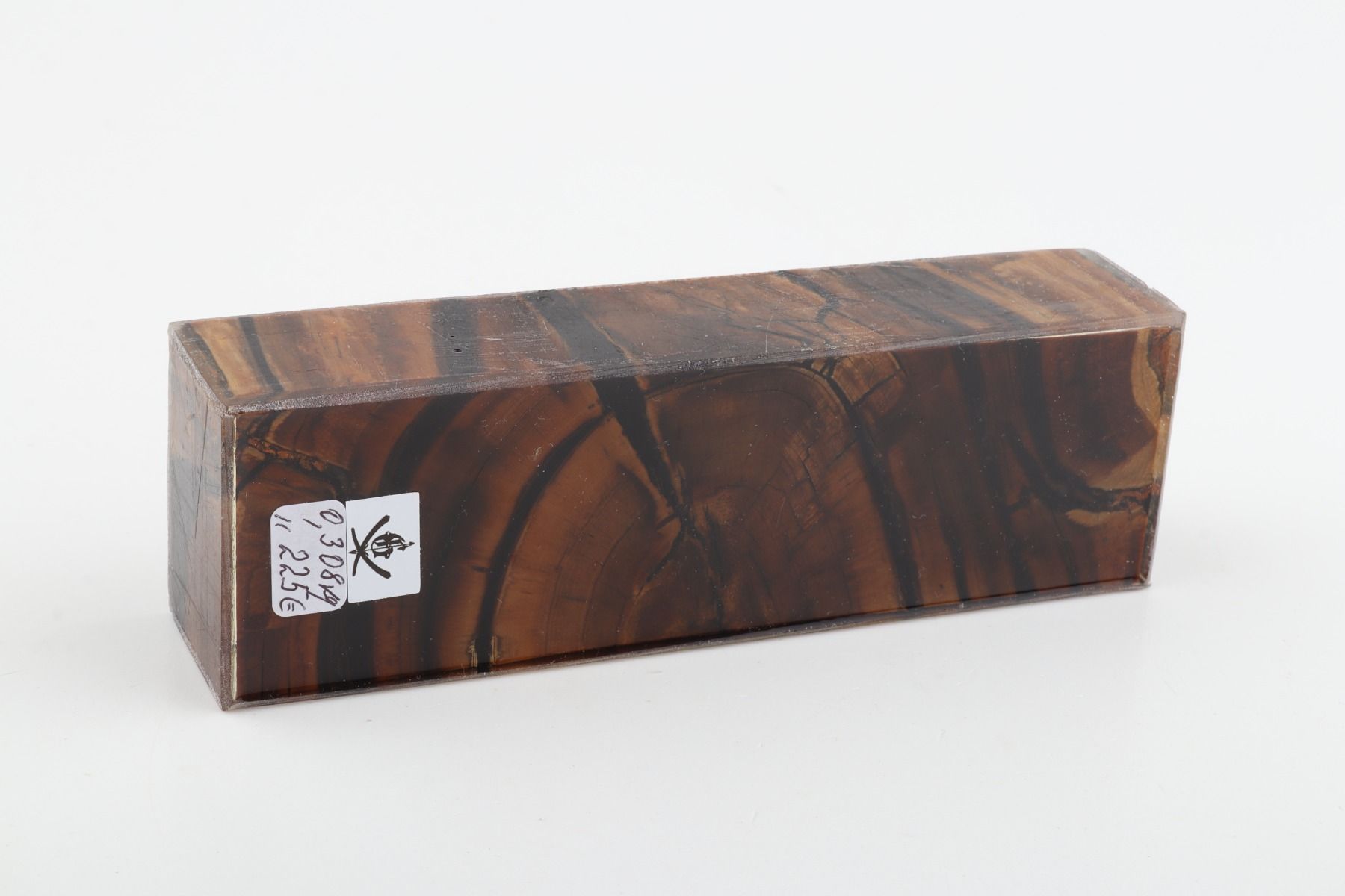 Stabilized mammoth ivory block