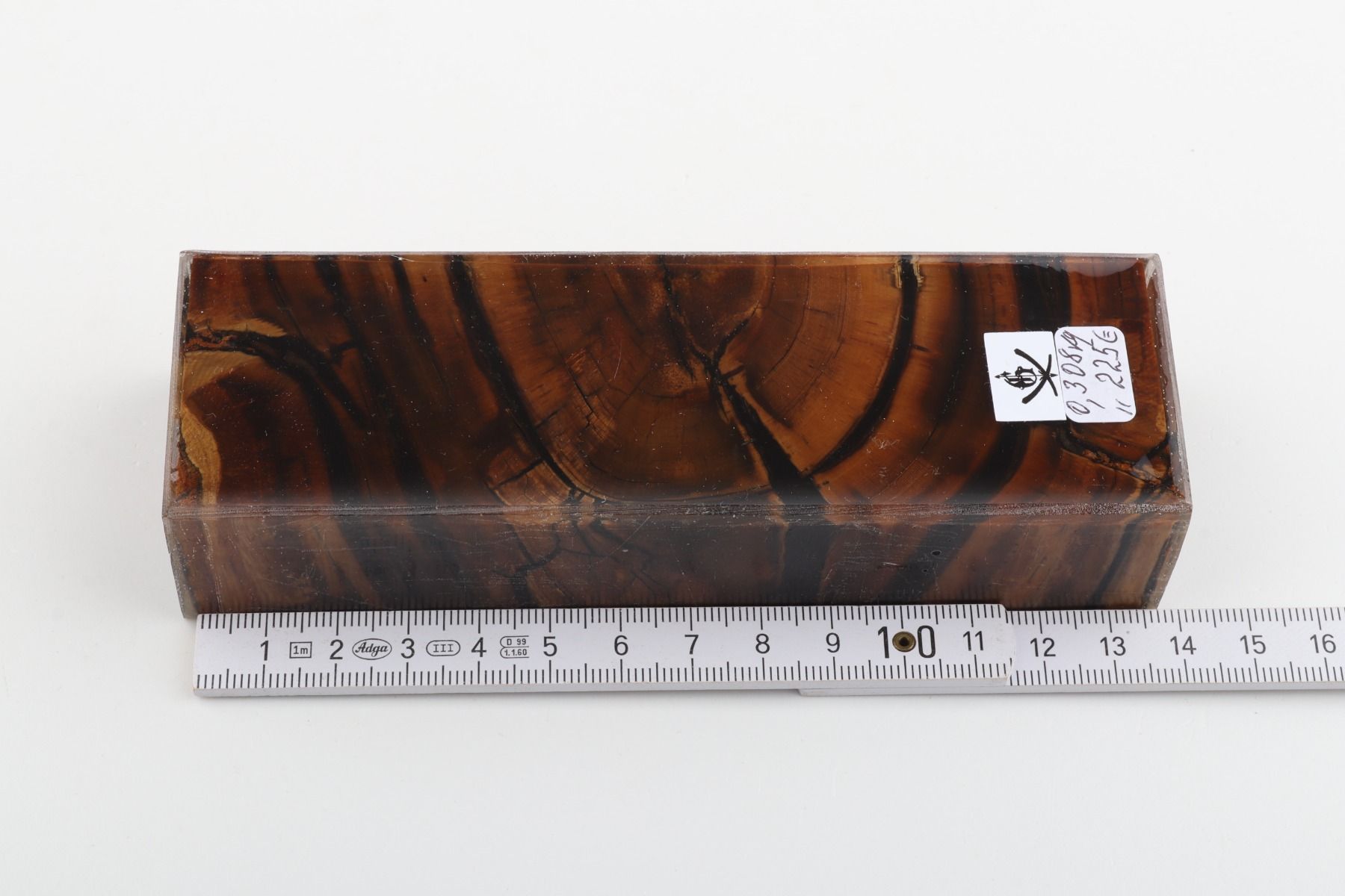 Stabilized mammoth ivory block