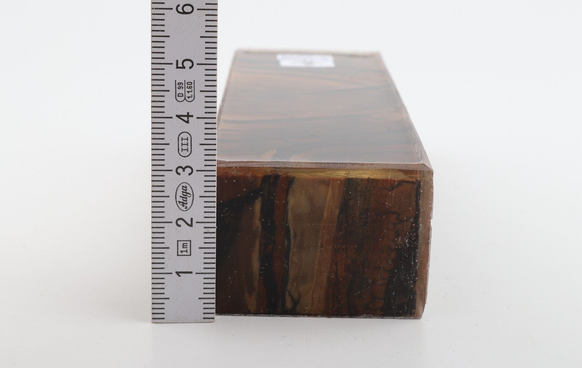 Stabilized mammoth ivory block