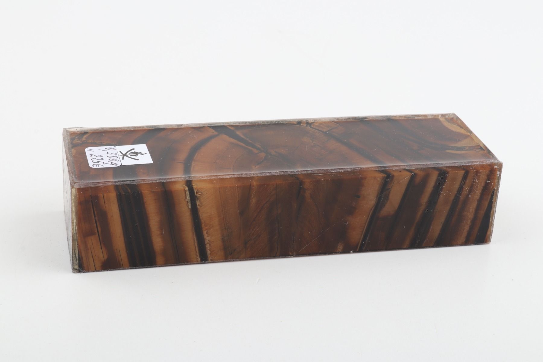 Stabilized mammoth ivory block