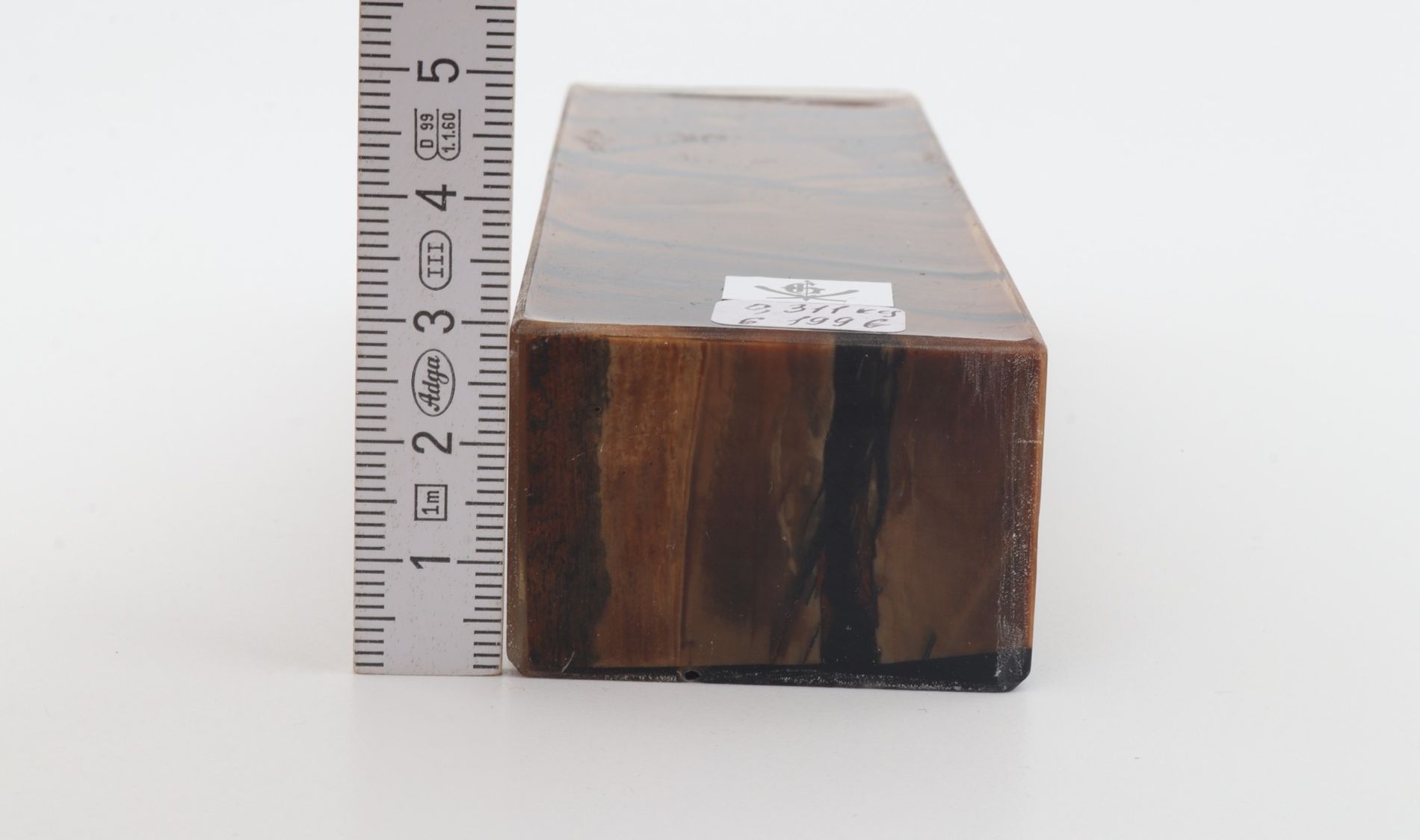 Stabilized mammoth ivory block