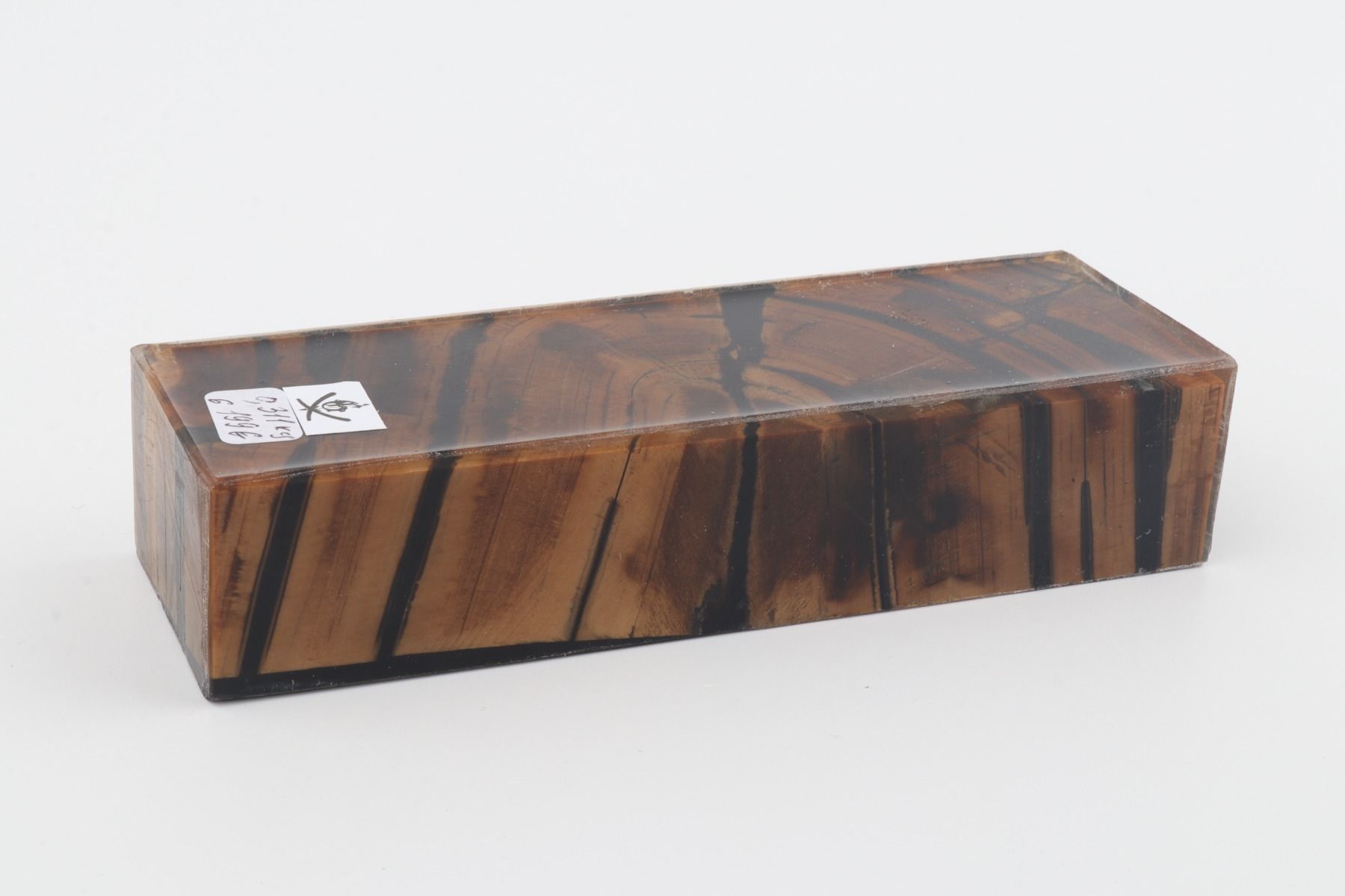 Stabilized mammoth ivory block