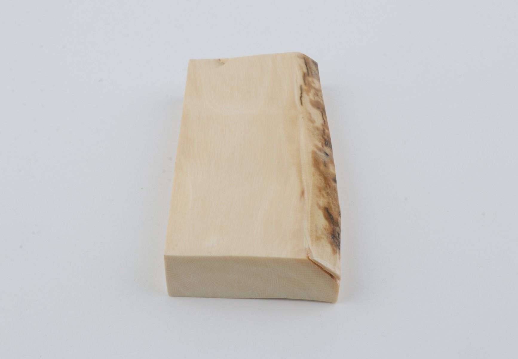 White mammoth ivory segment