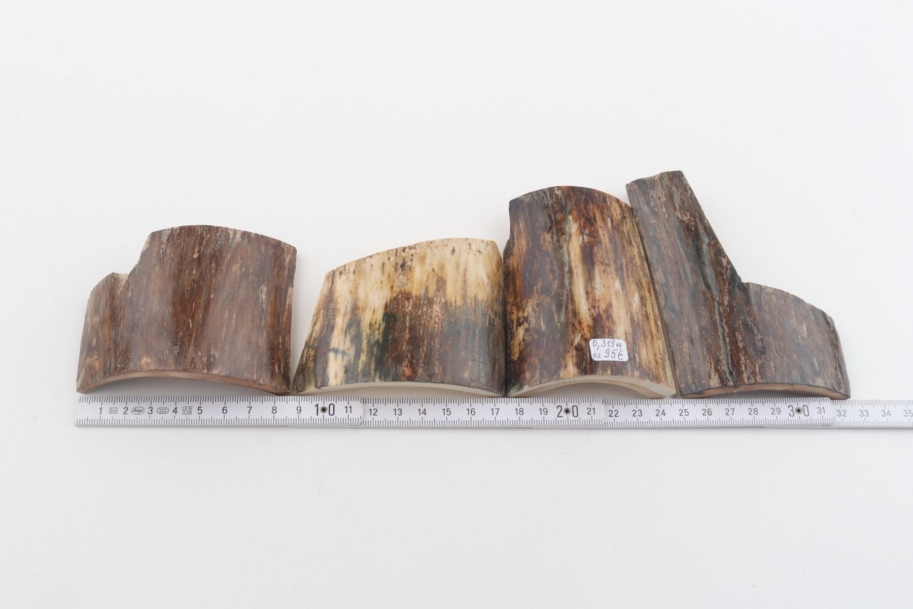 Natural mammoth bark pieces