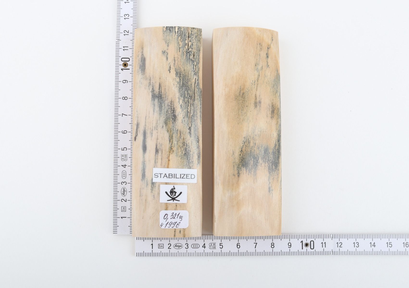 Stabilised mammoth bark scales
