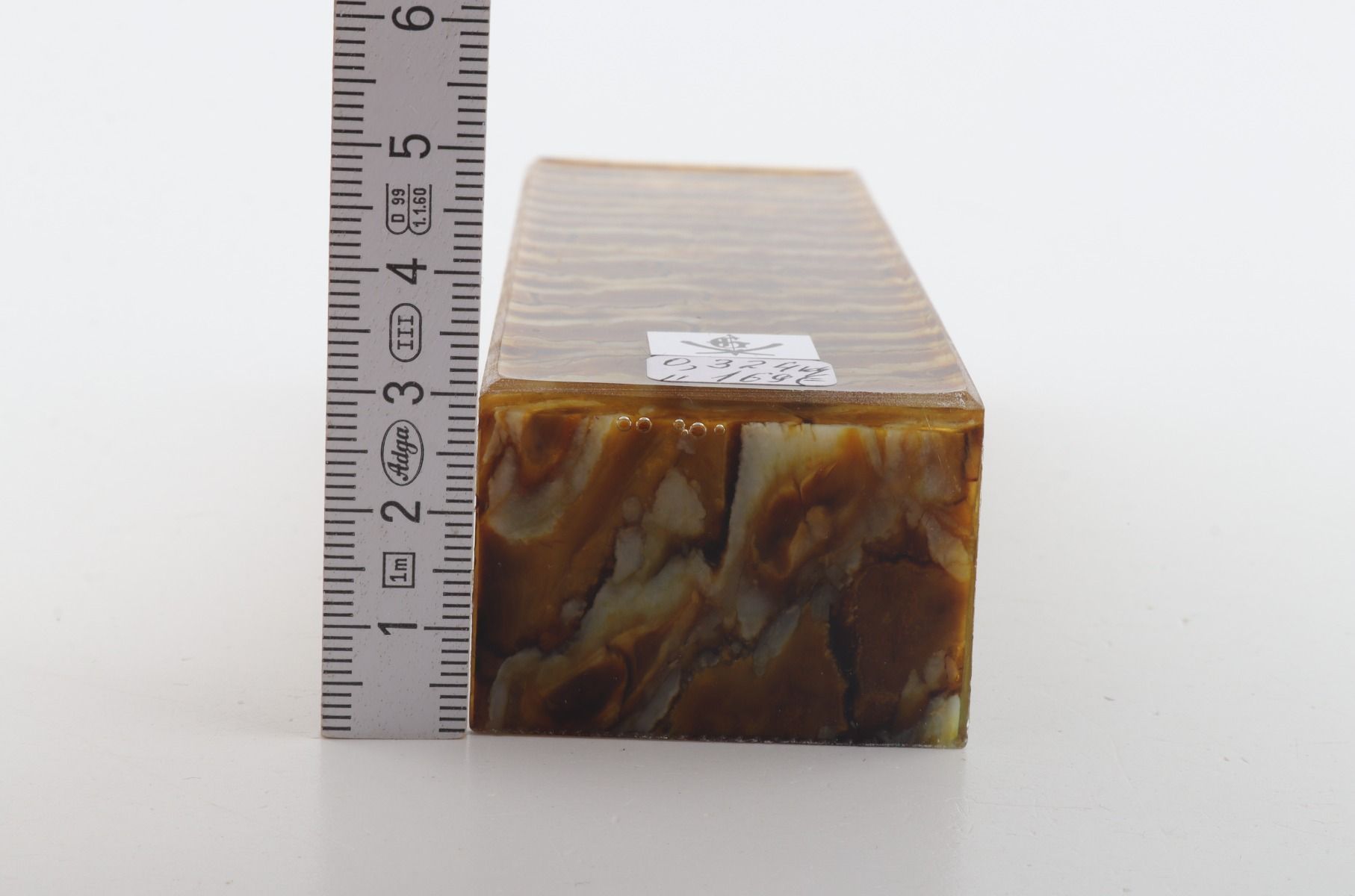 Stabilised mammoth molar block
