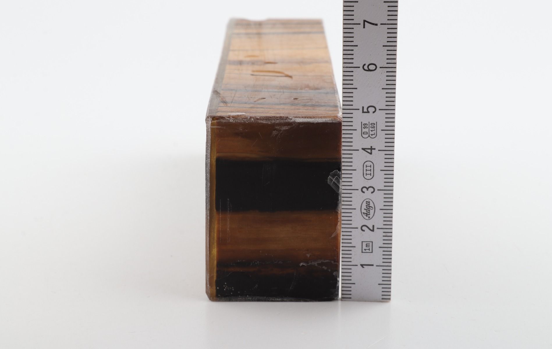 Stabilised mammoth ivory block