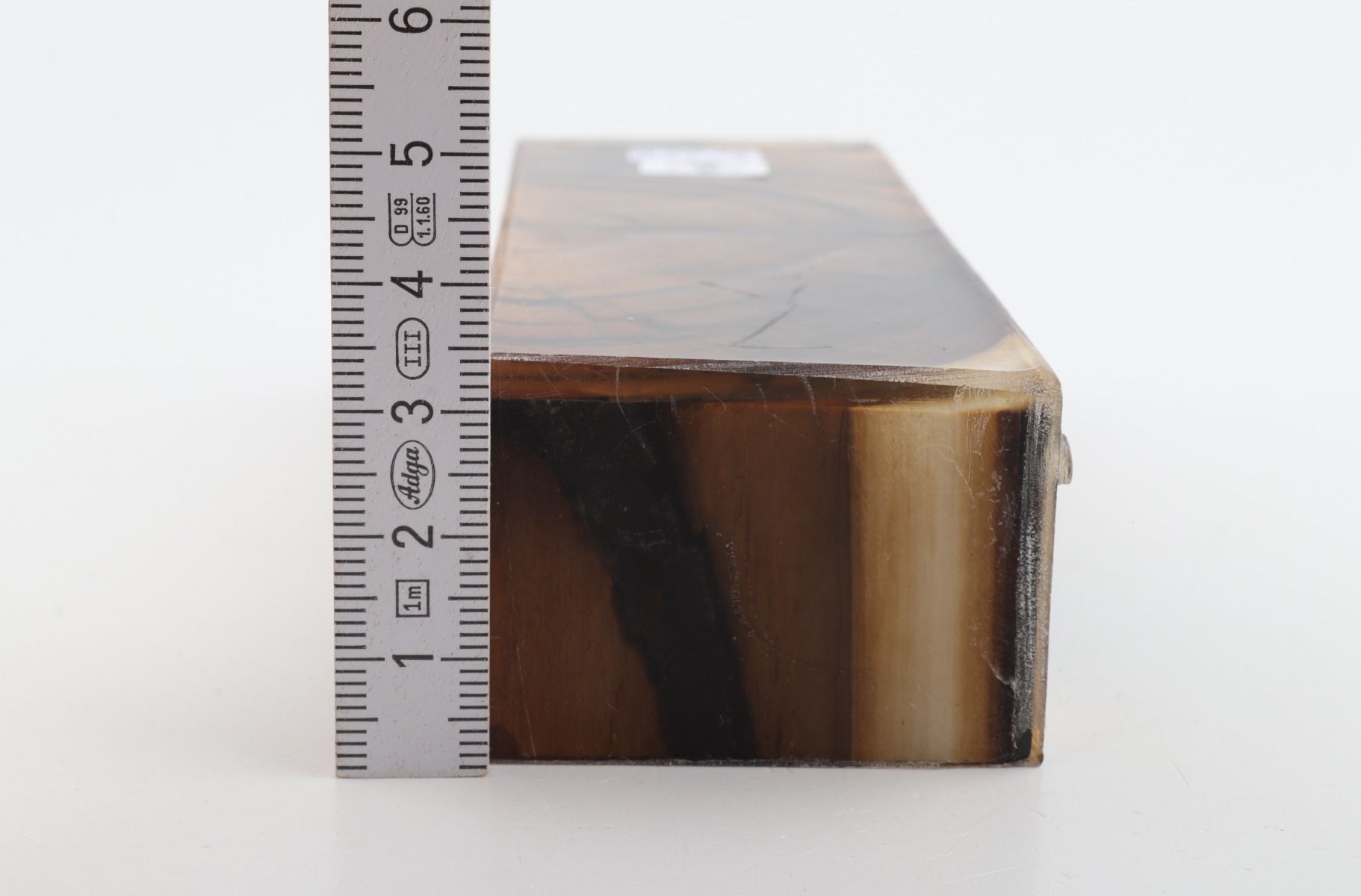 Stabilised mammoth ivory block