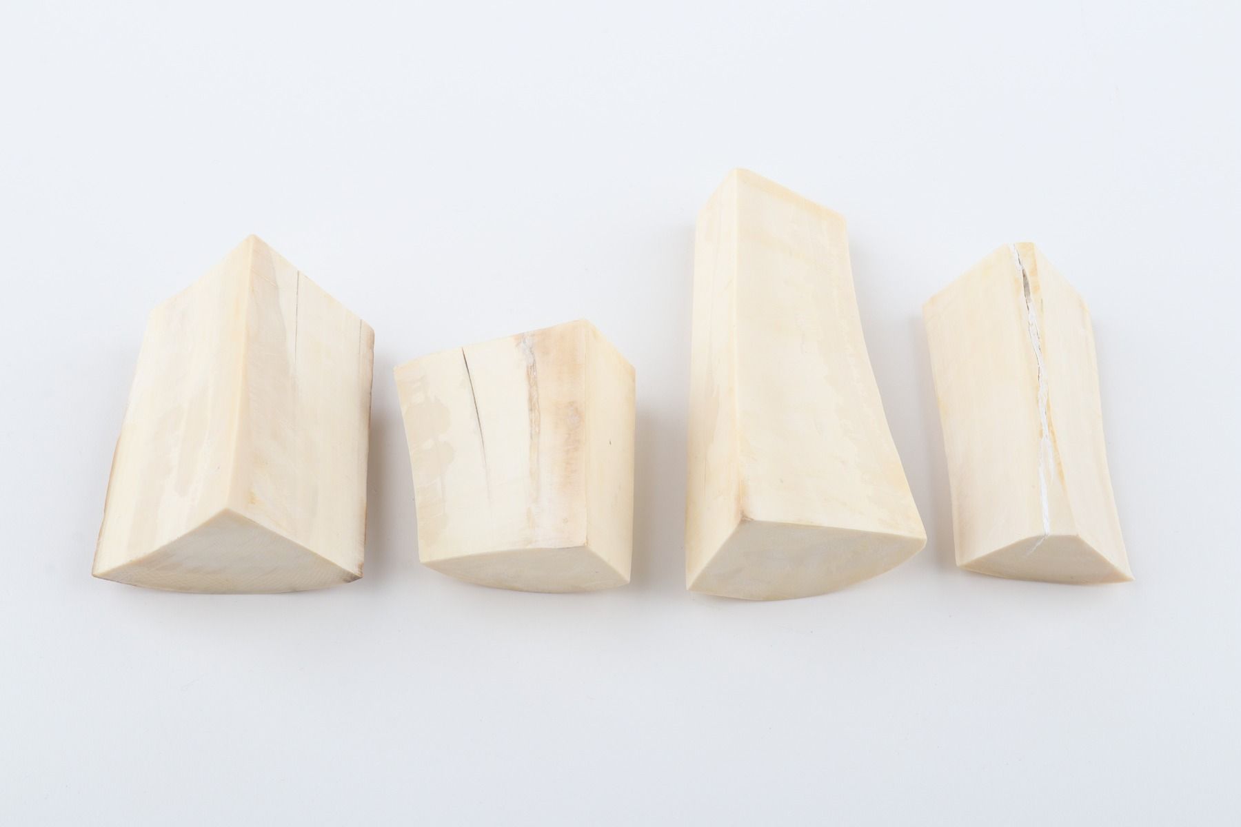 Natural mammoth ivory offcuts