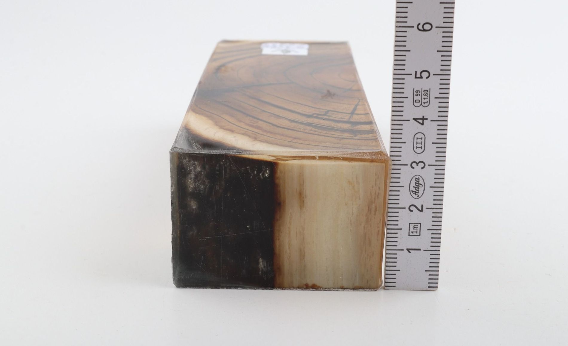 Stabilized mammoth ivory block