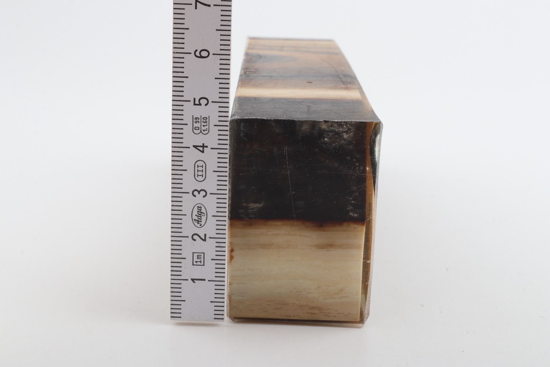 Stabilized mammoth ivory block