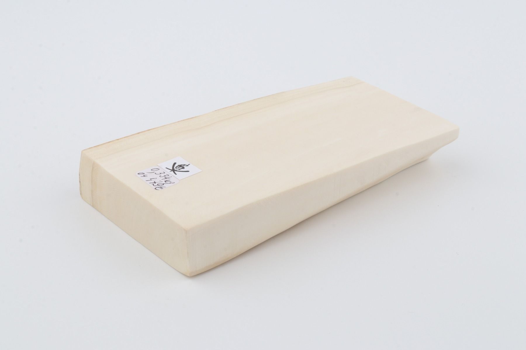 White mammoth ivory segment