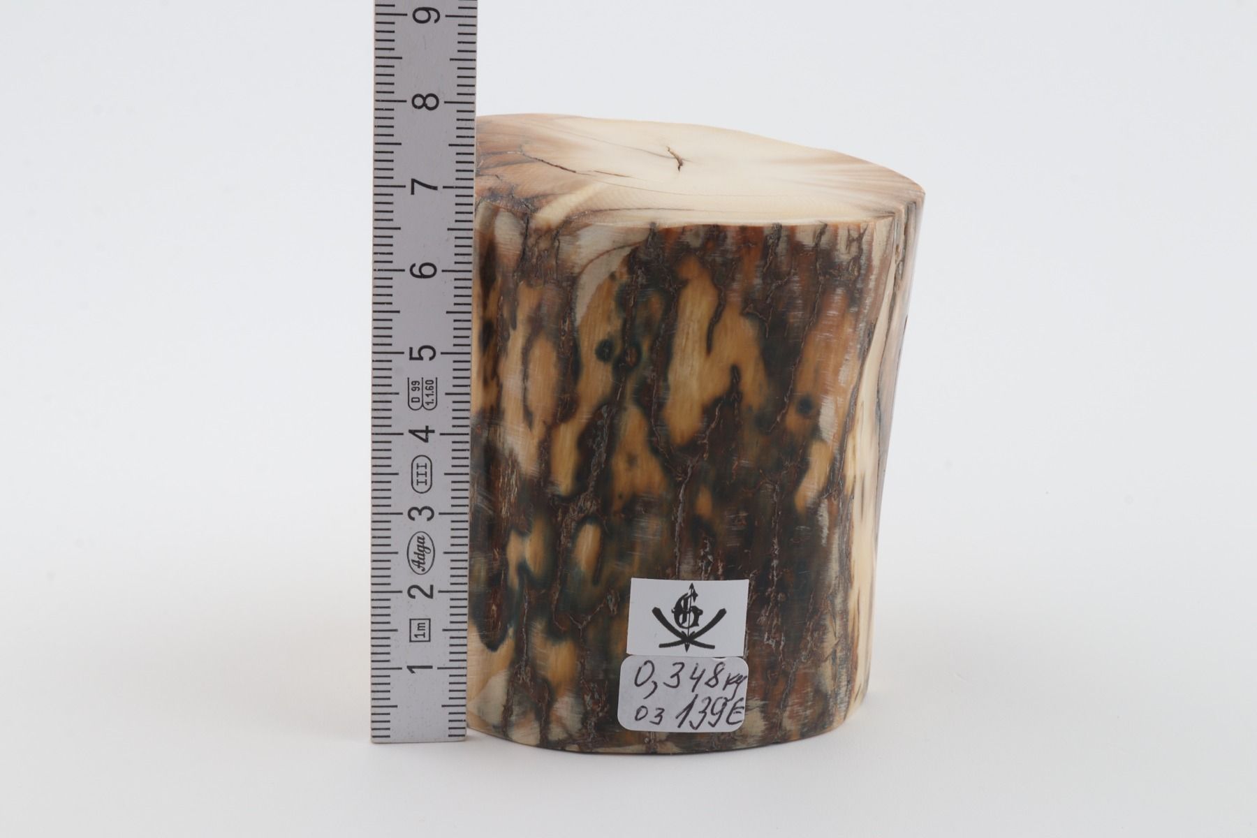 Natural mammoth ivory piece