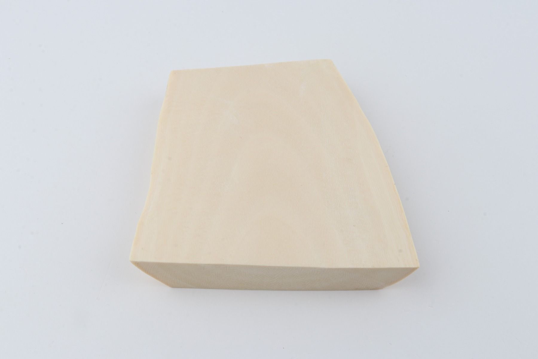 White mammoth ivory segment