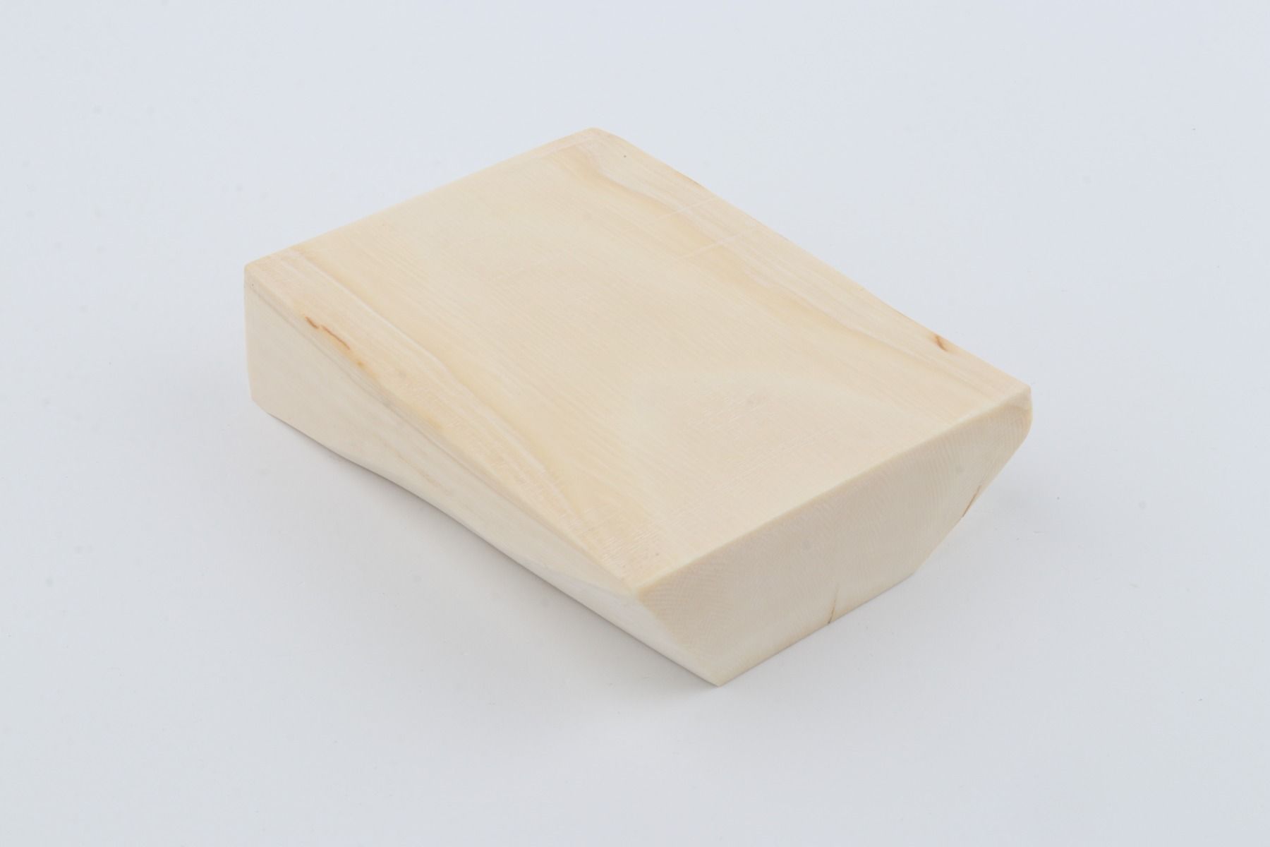 White mammoth ivory segment