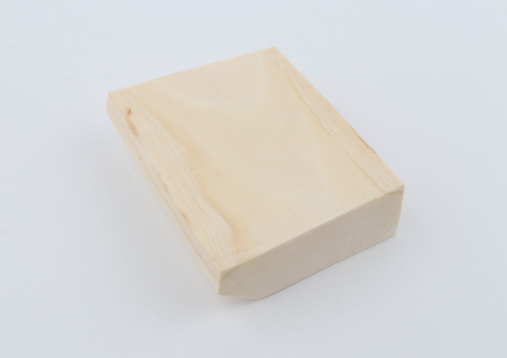 White mammoth ivory segment